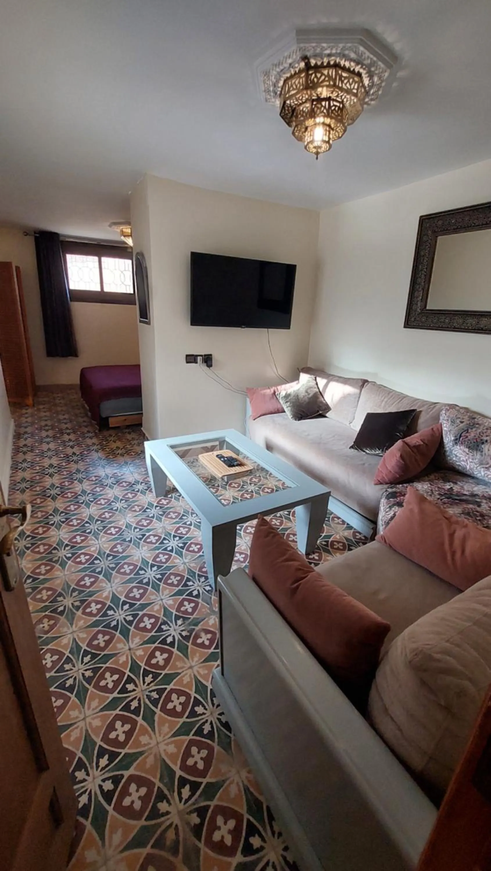 Seating area, Bed in Dar Hayati