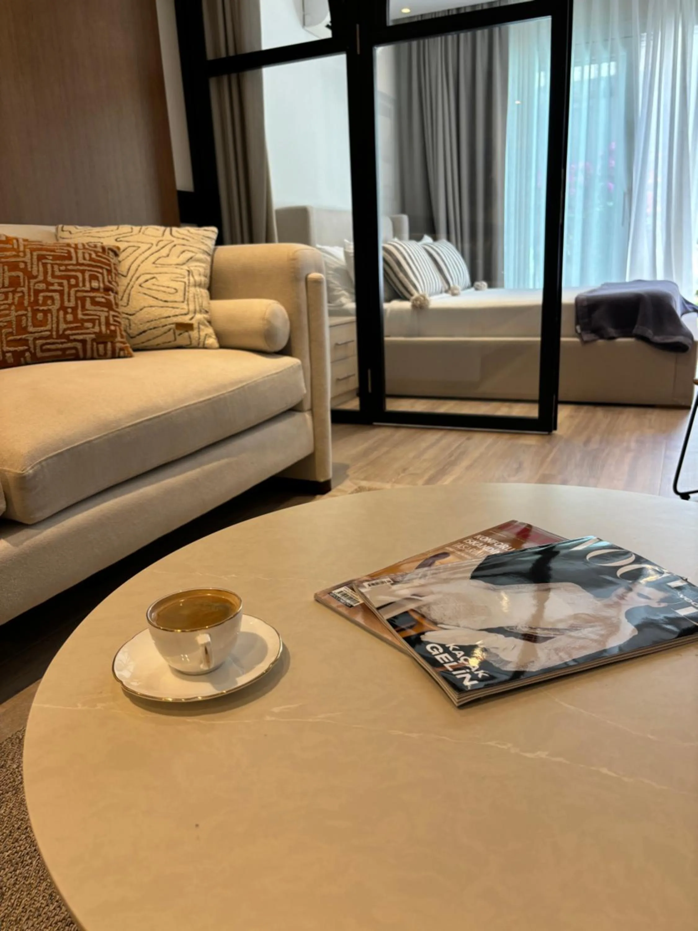 Living room, Bed in Dalyan Residence & Suites