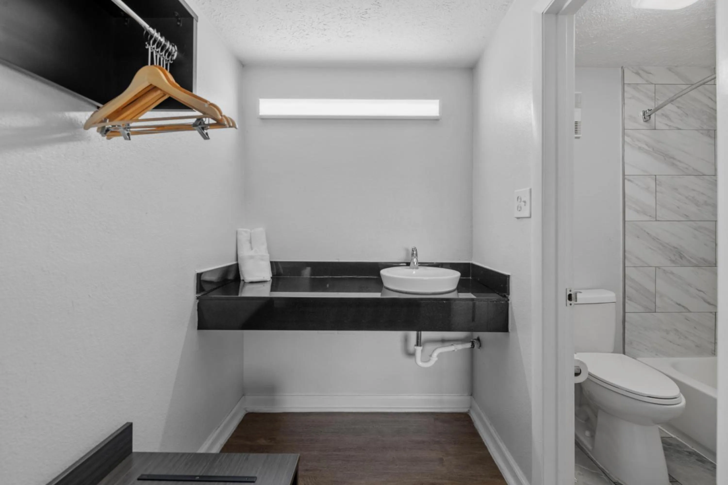 Bathroom in Budget Inn-Norfolk, VA - Oceanview