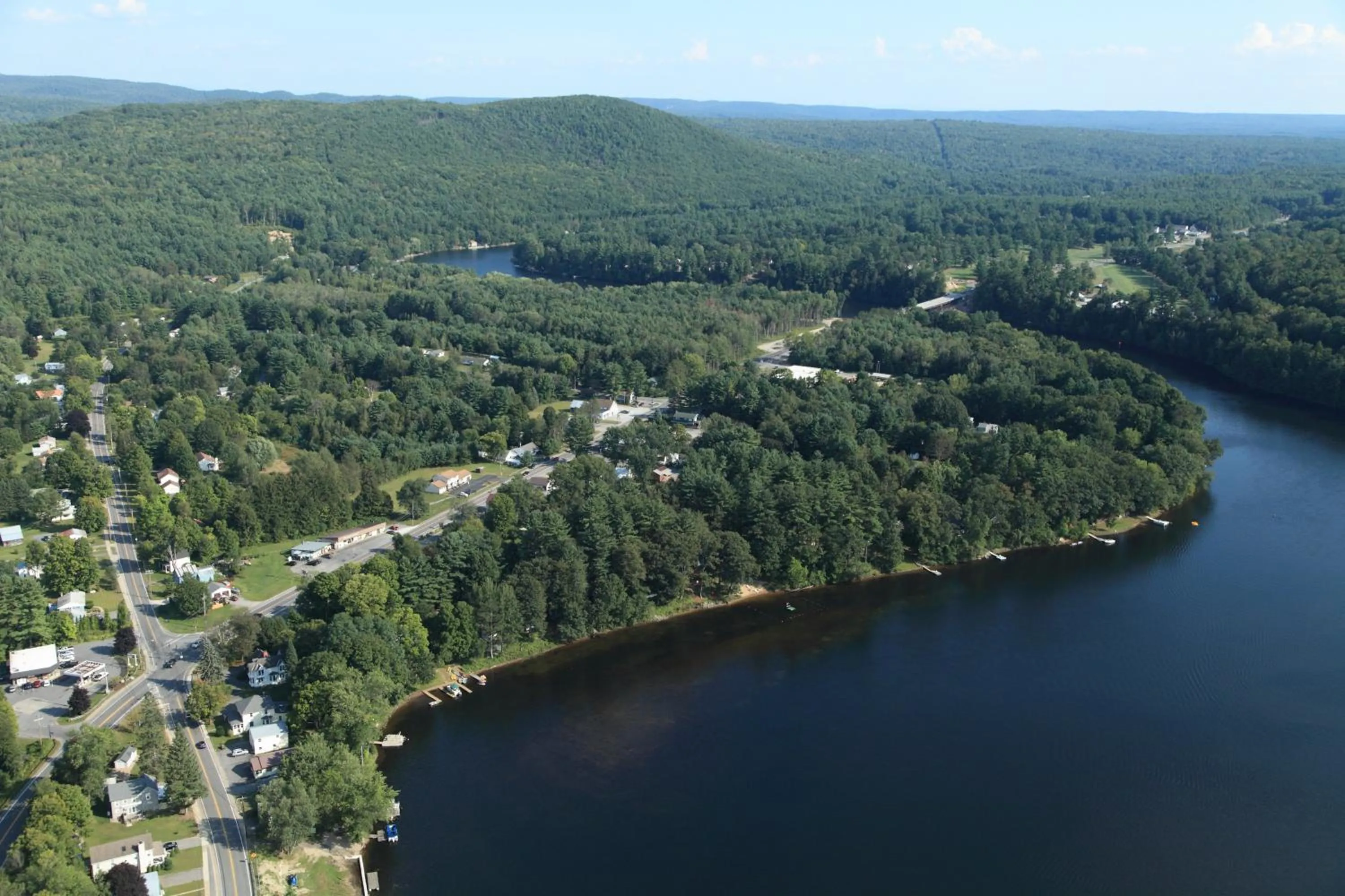 Landmark view in The Elms Waterfront Cottages