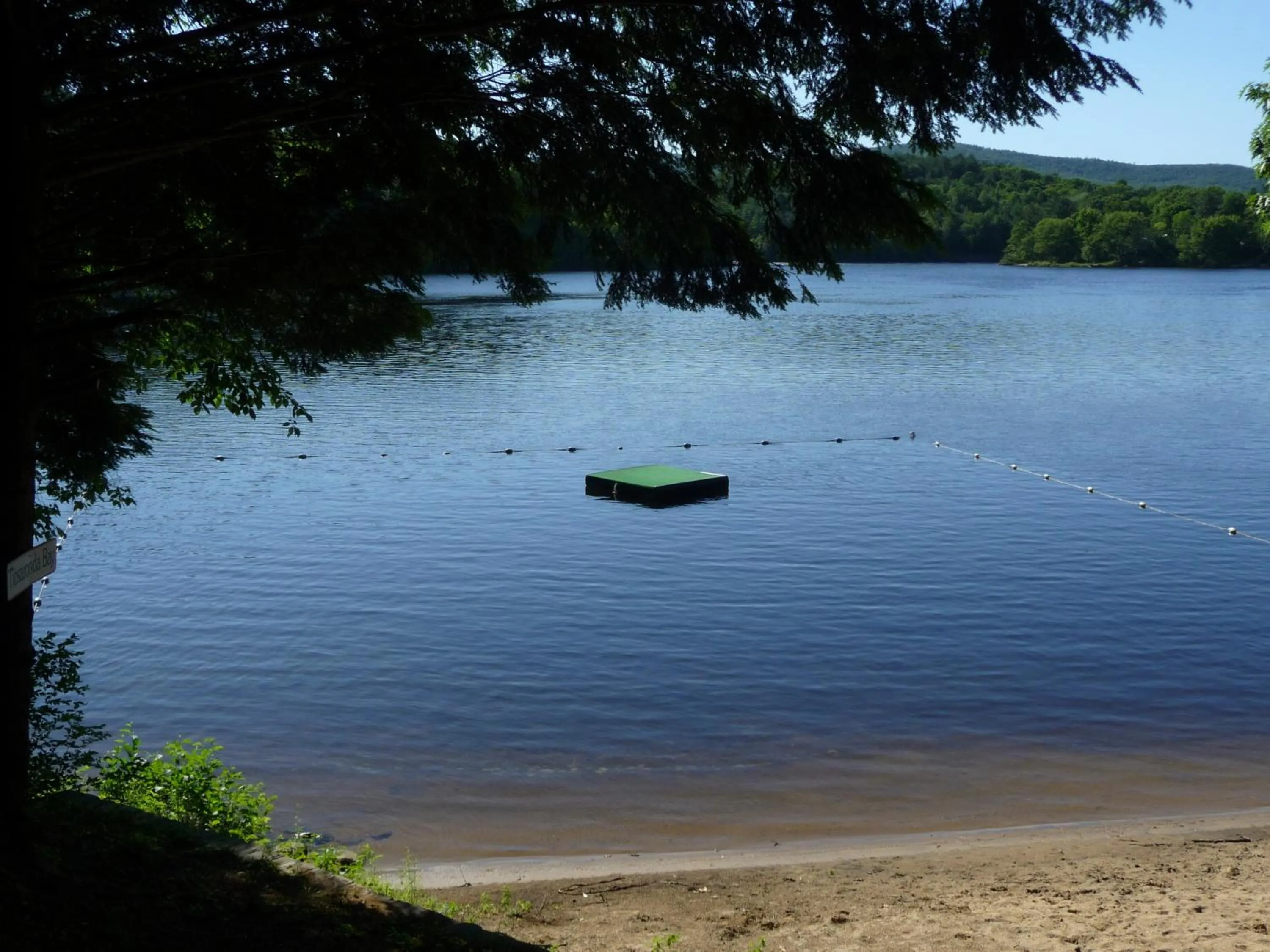 Lake view in The Elms Waterfront Cottages