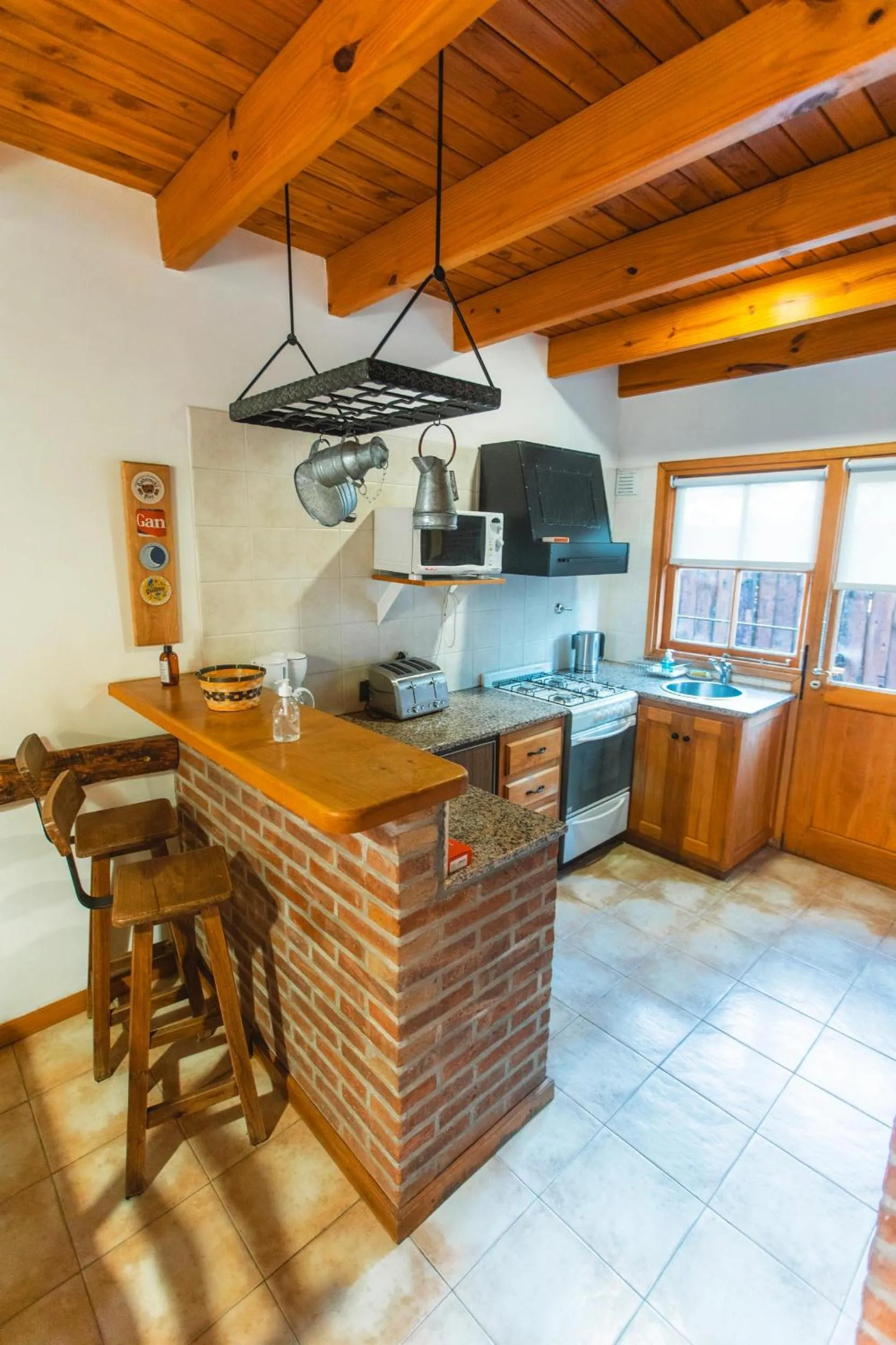 Kitchen or kitchenette in Apart Hotel Agua Escondida