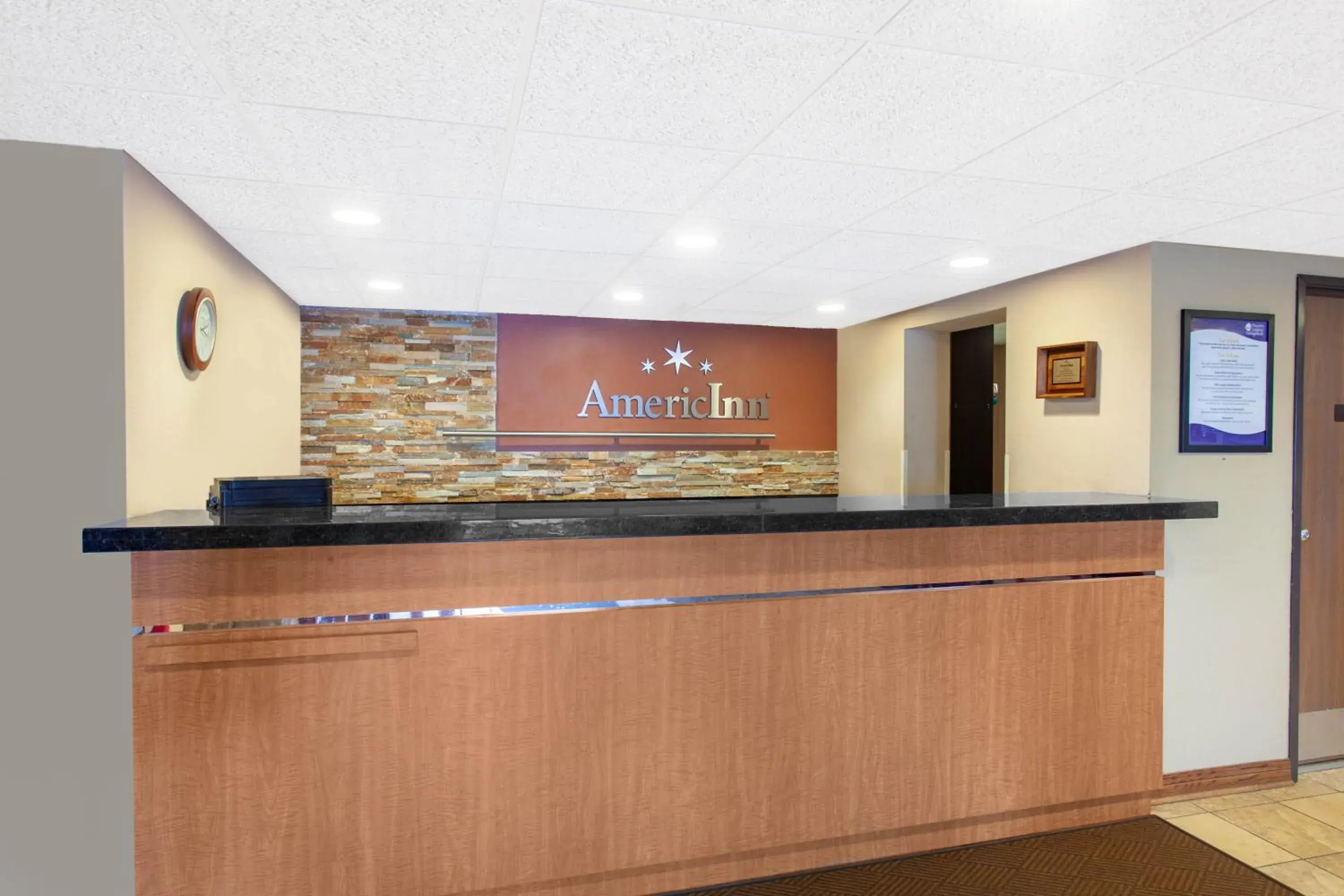 Lobby or reception in AmericInn by Wyndham St Cloud MN I-94 Lobby or reception in AmericInn by Wyndham St Cloud MN I-94