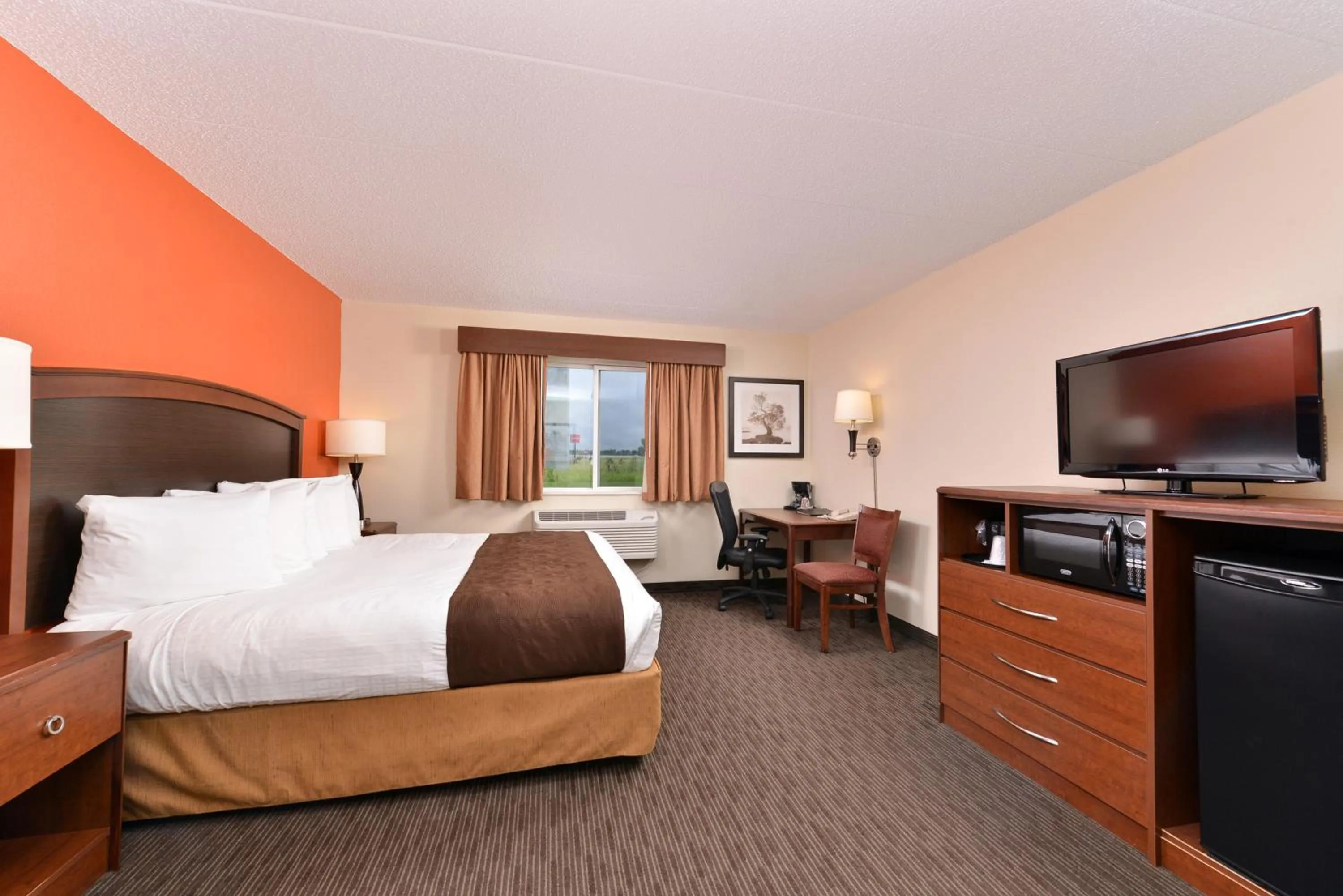 Bedroom, Bed in AmericInn by Wyndham St Cloud MN I-94