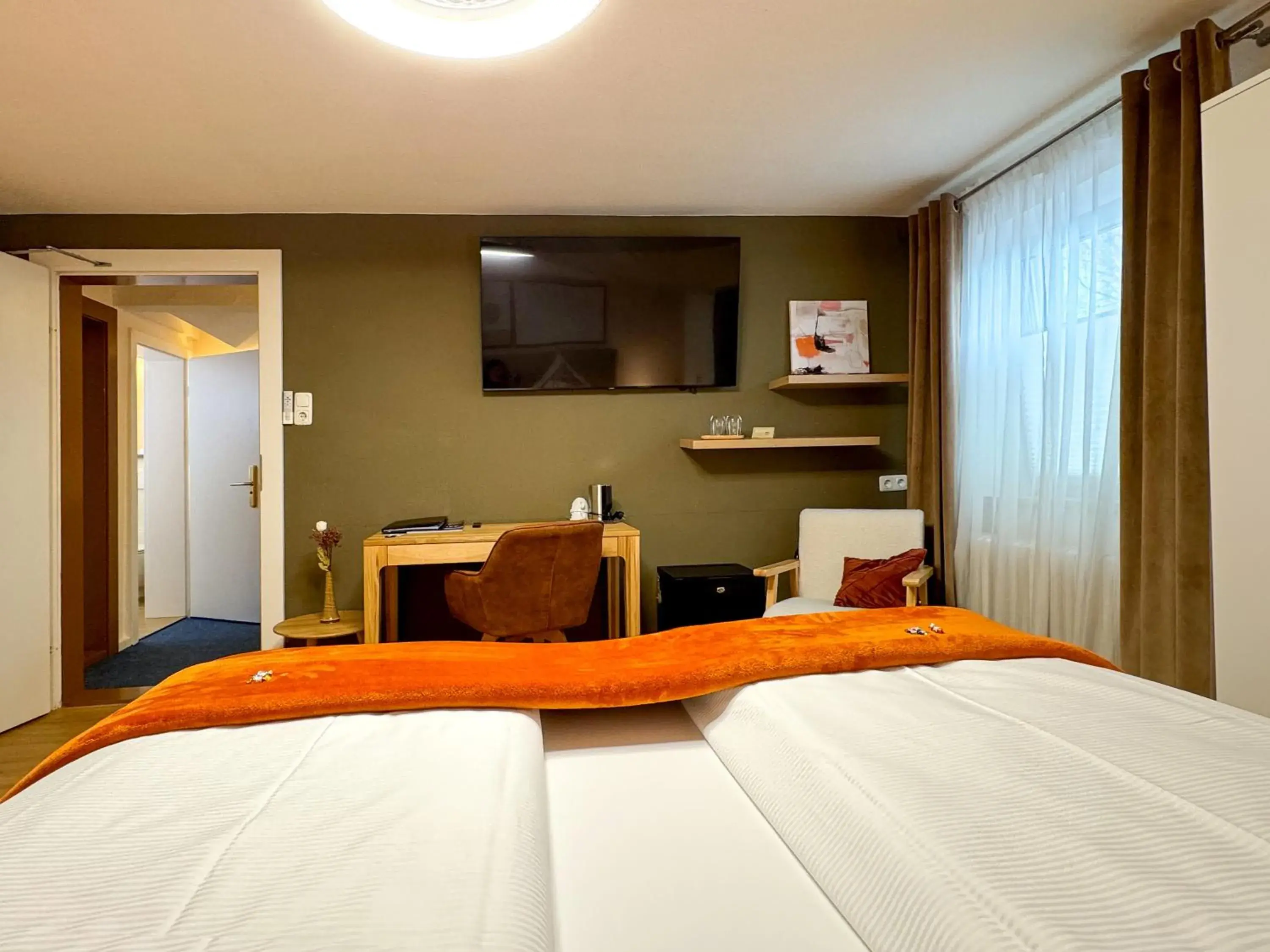 Comfort Double Room with own external bathroom in Sieben Zimmer am See Comfort Double Room with own external bathroom in Sieben Zimmer am See