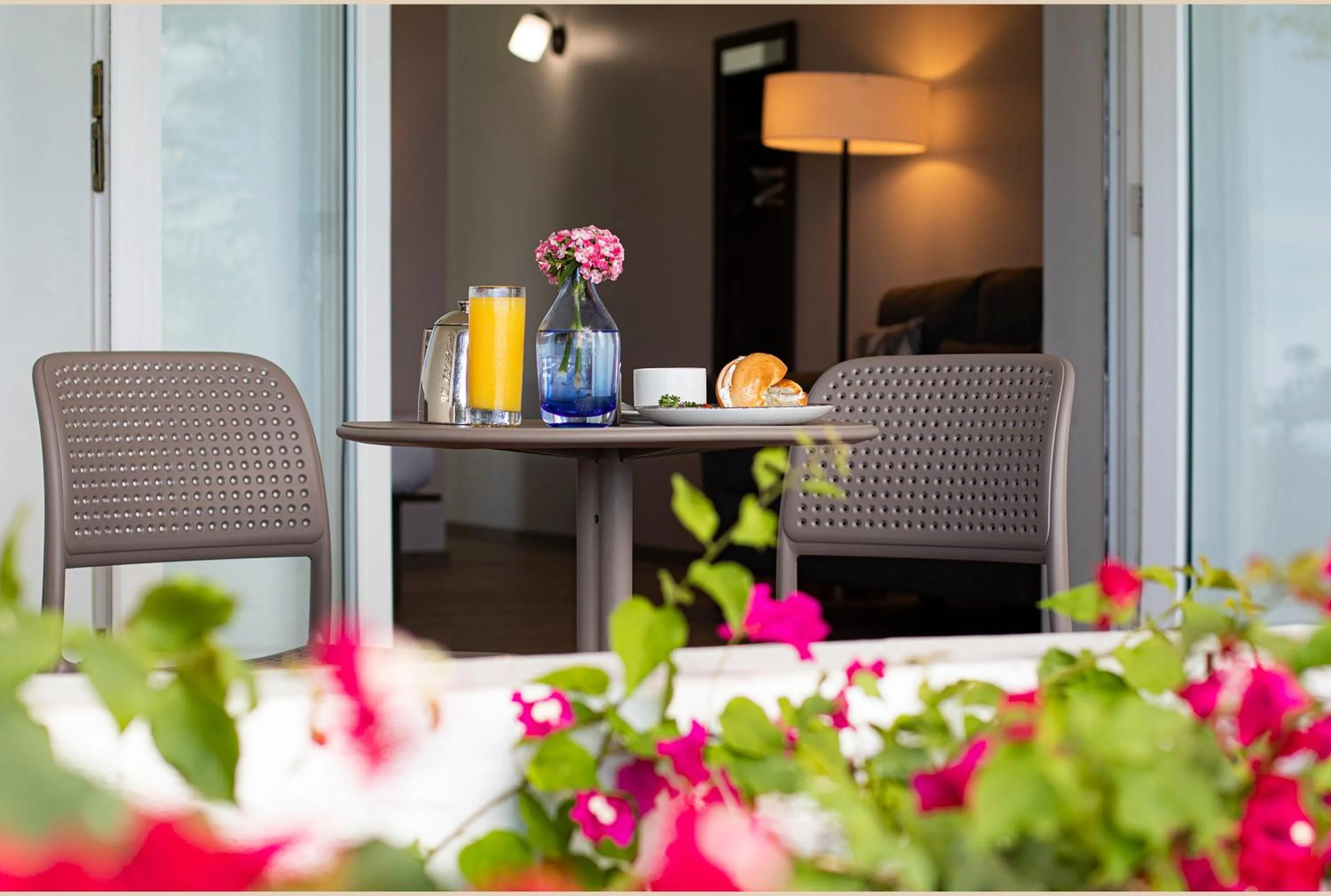 Patio in Trade Winds Hotel