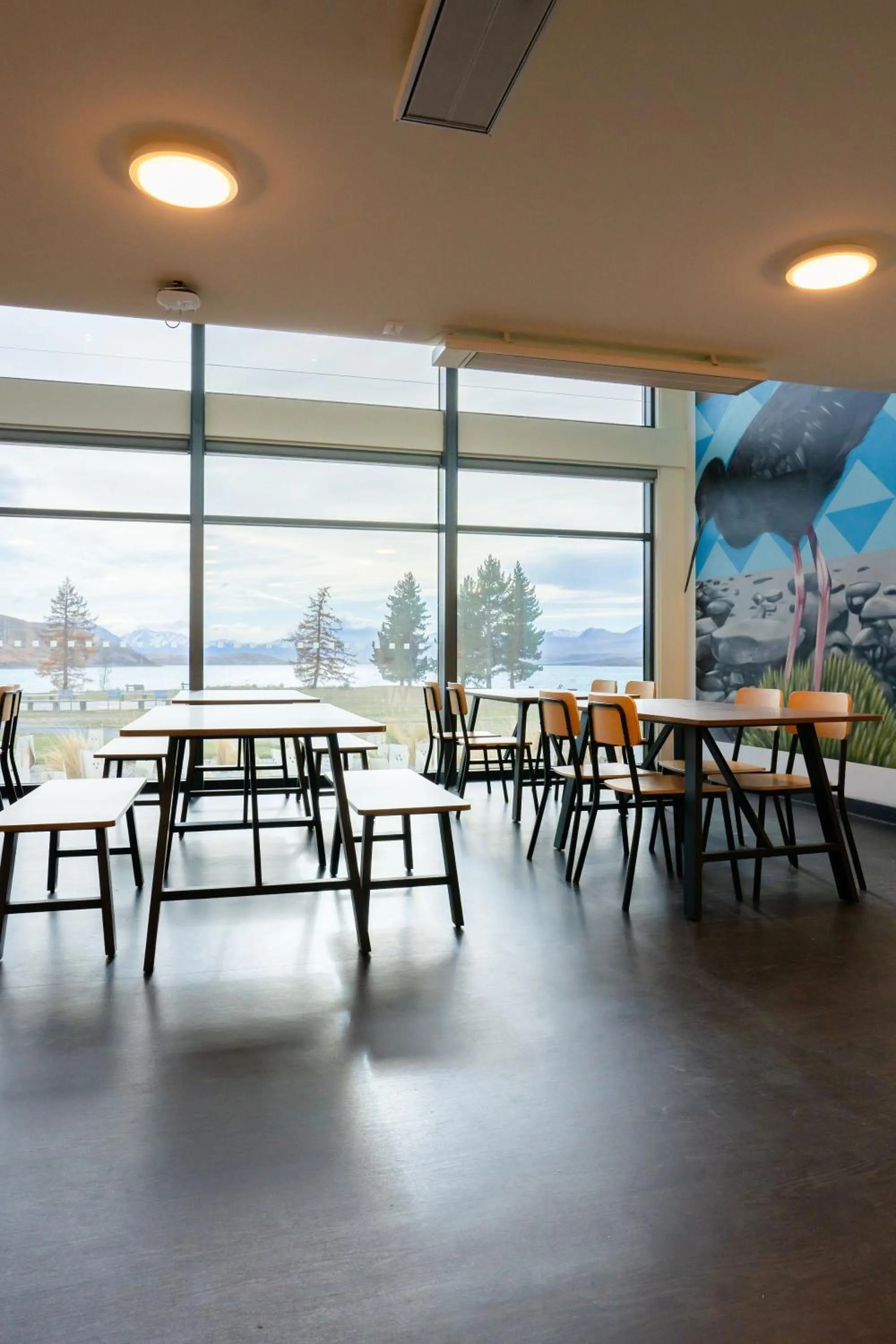 Seating area in Haka House Lake Tekapo