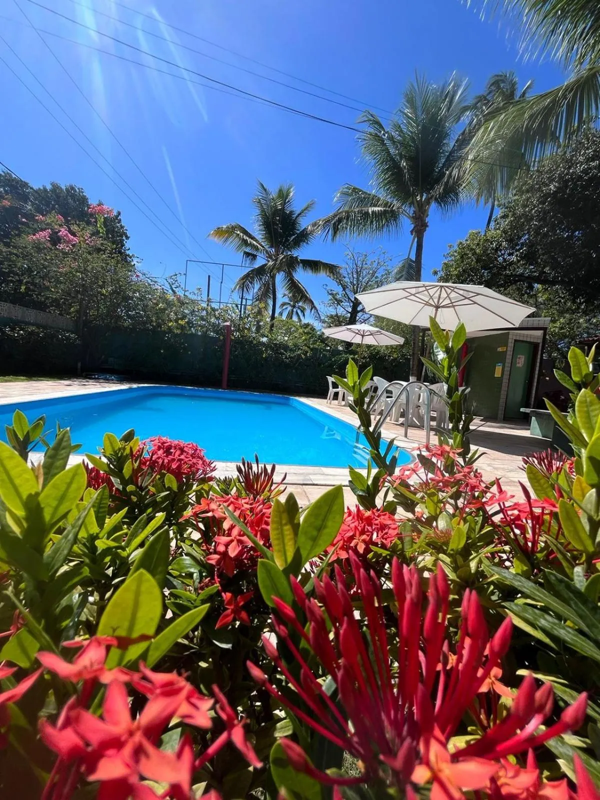 Swimming pool in Chalés Praias do Sul