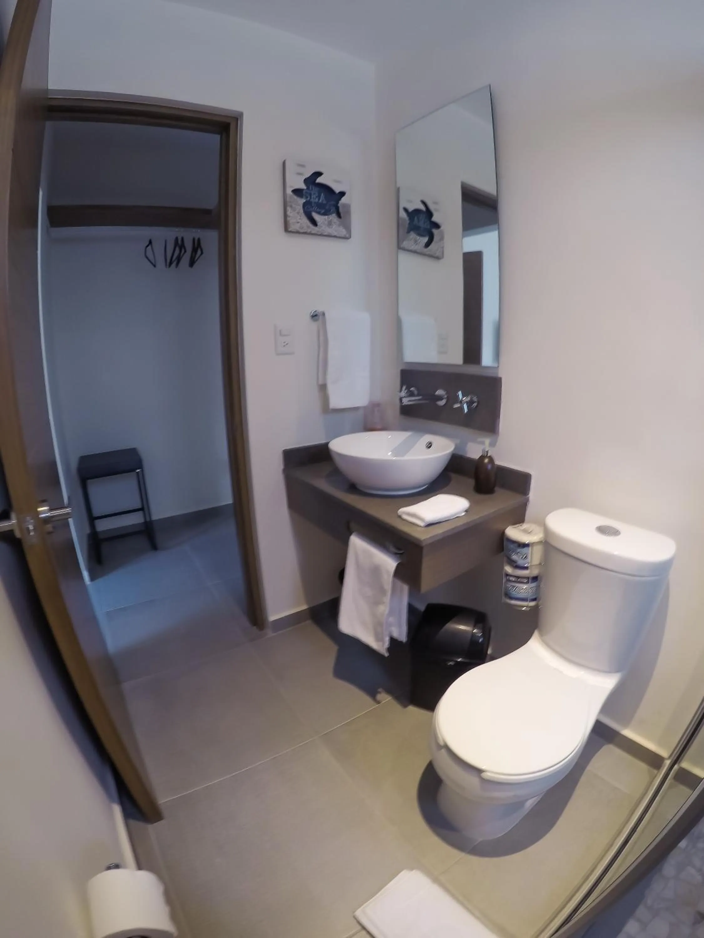 Bathroom in Viento Suites Cancún