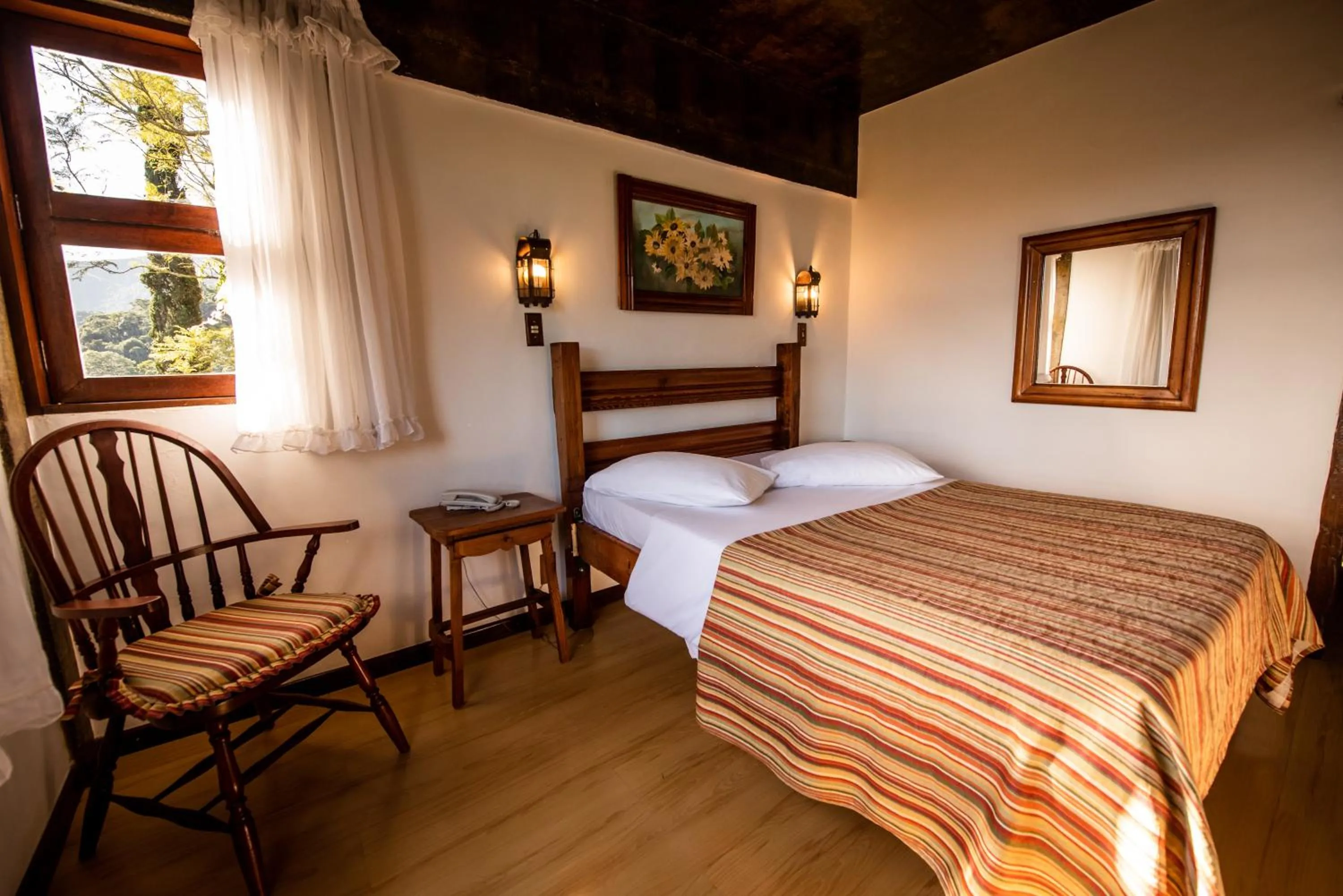 Bed in Pousada Monte Imperial