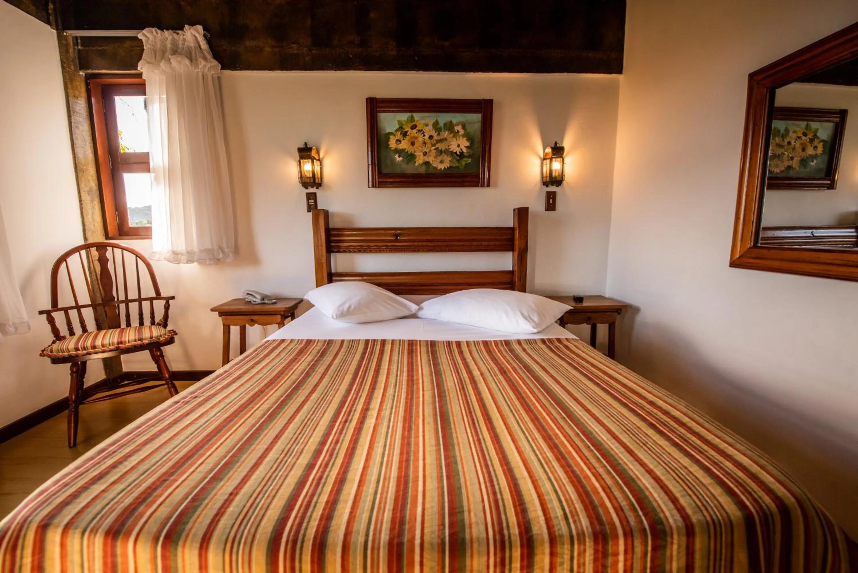 Bed in Pousada Monte Imperial