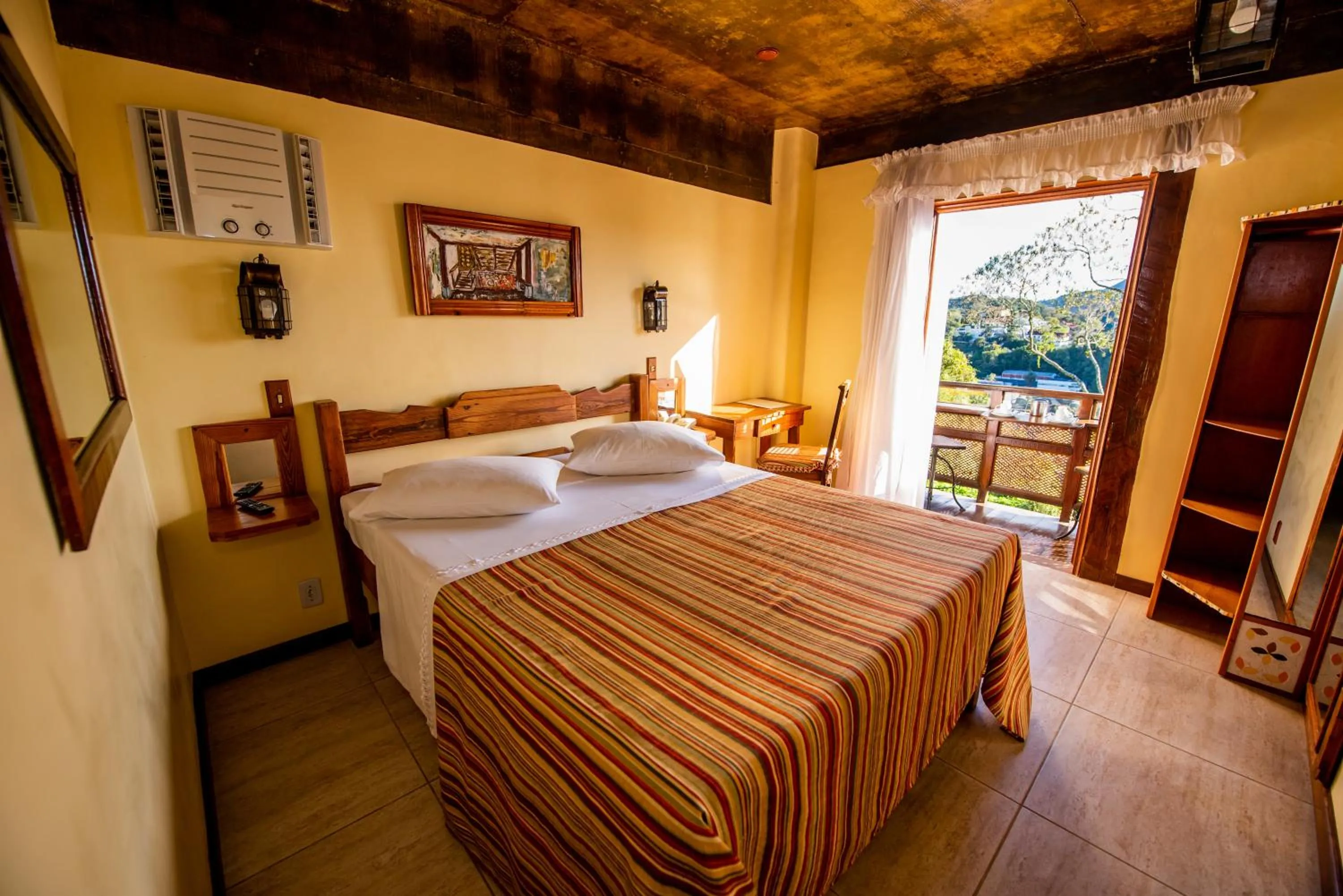 Bed in Pousada Monte Imperial