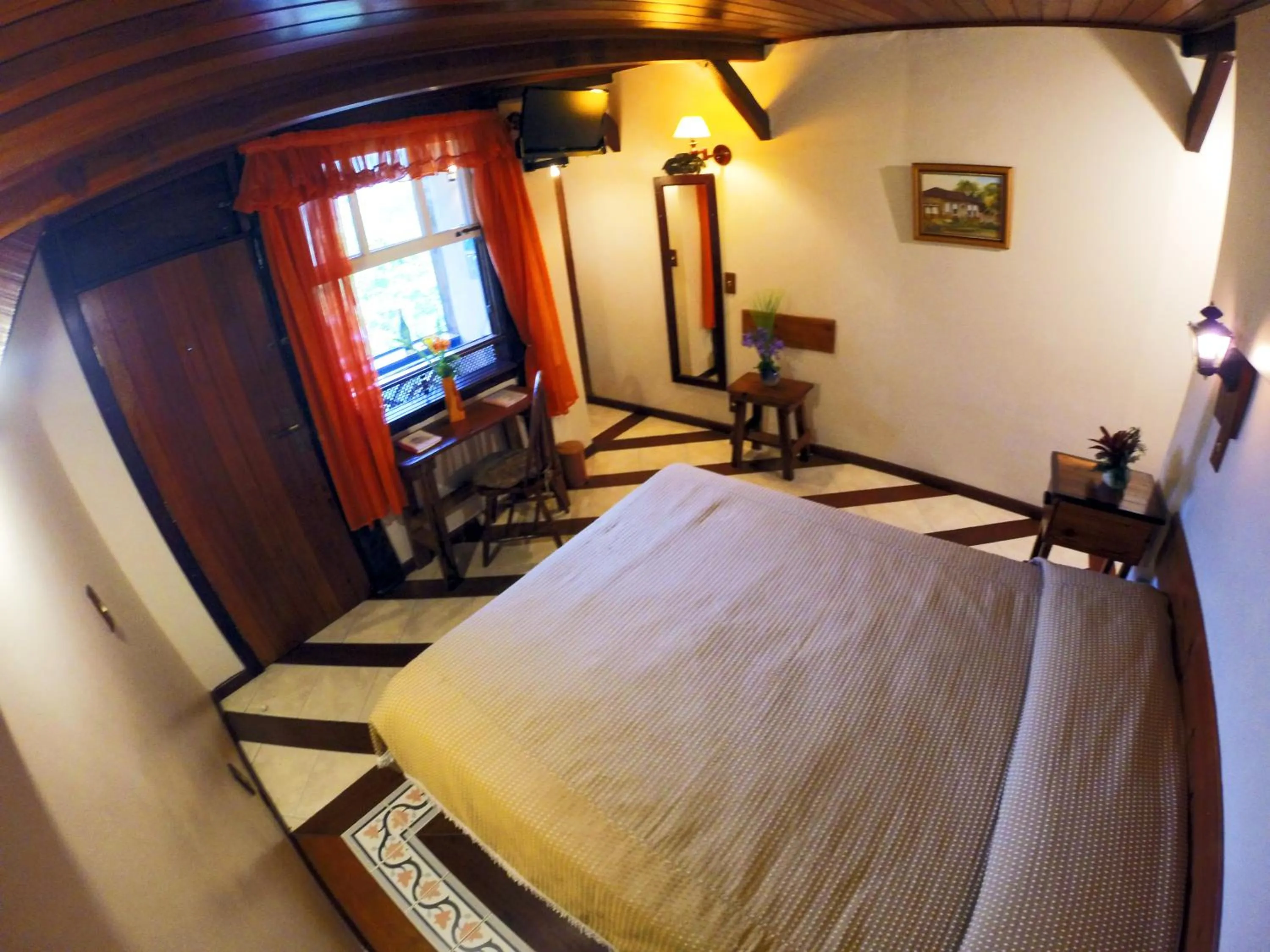 Bed in Pousada Monte Imperial