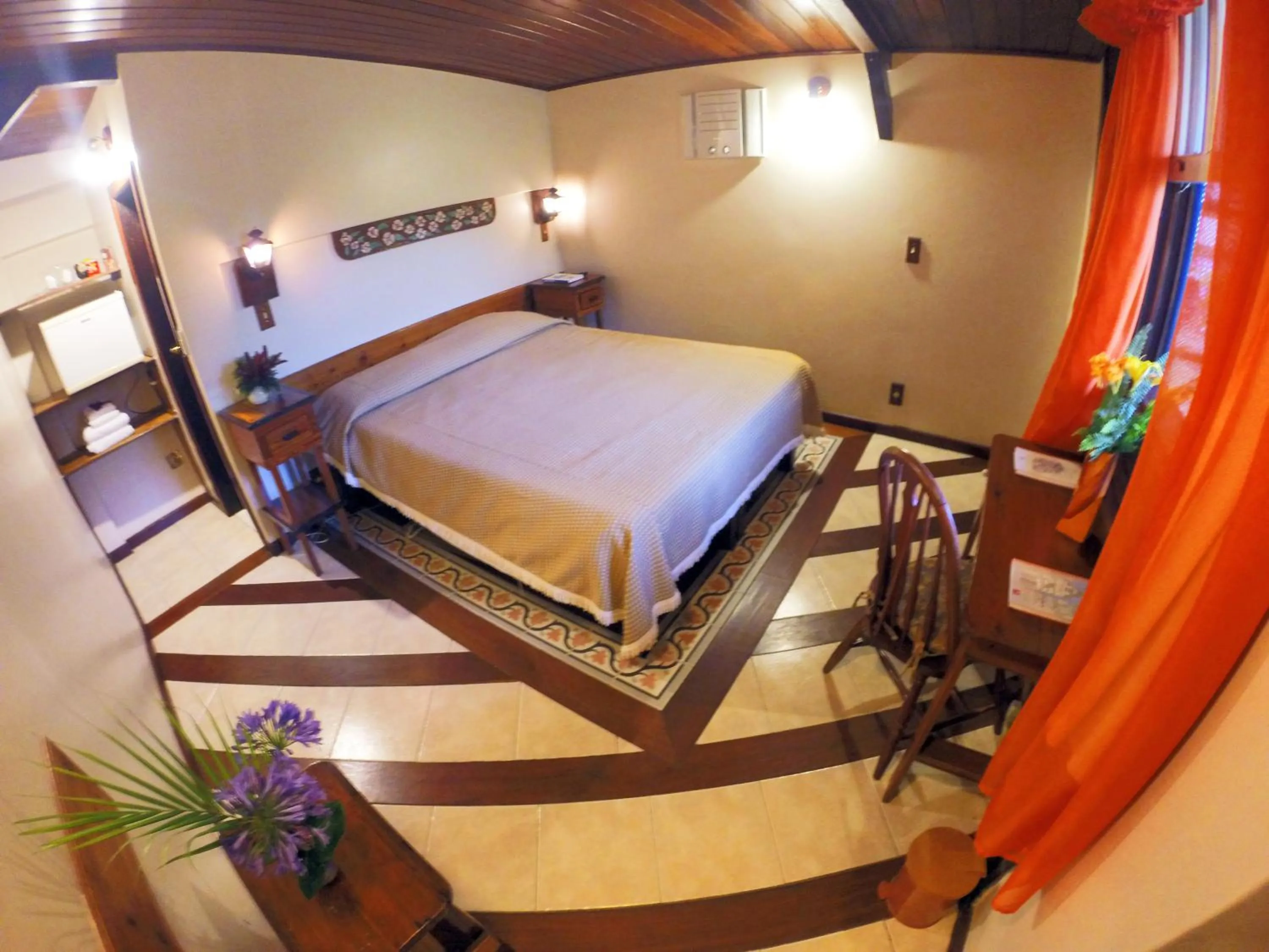 Bed in Pousada Monte Imperial