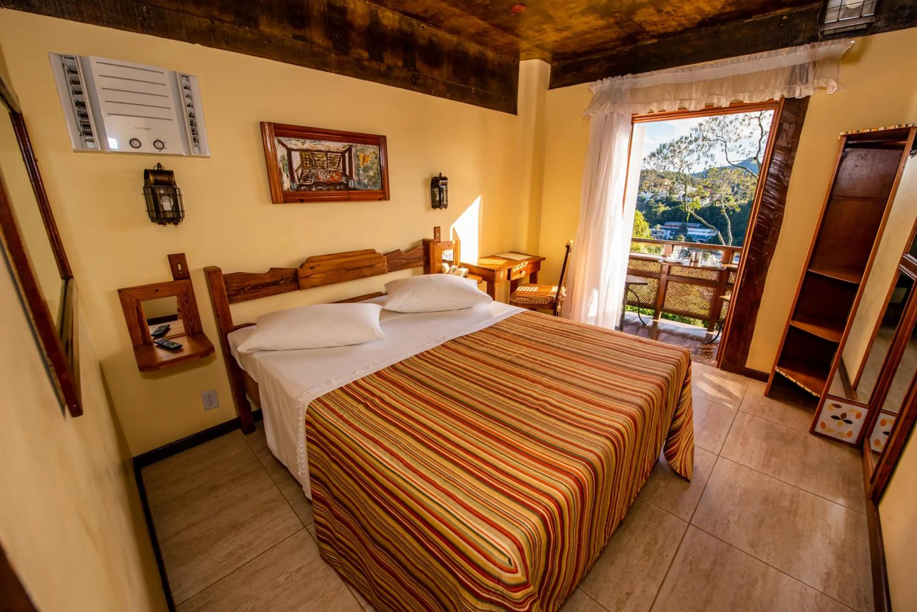 Bed in Pousada Monte Imperial