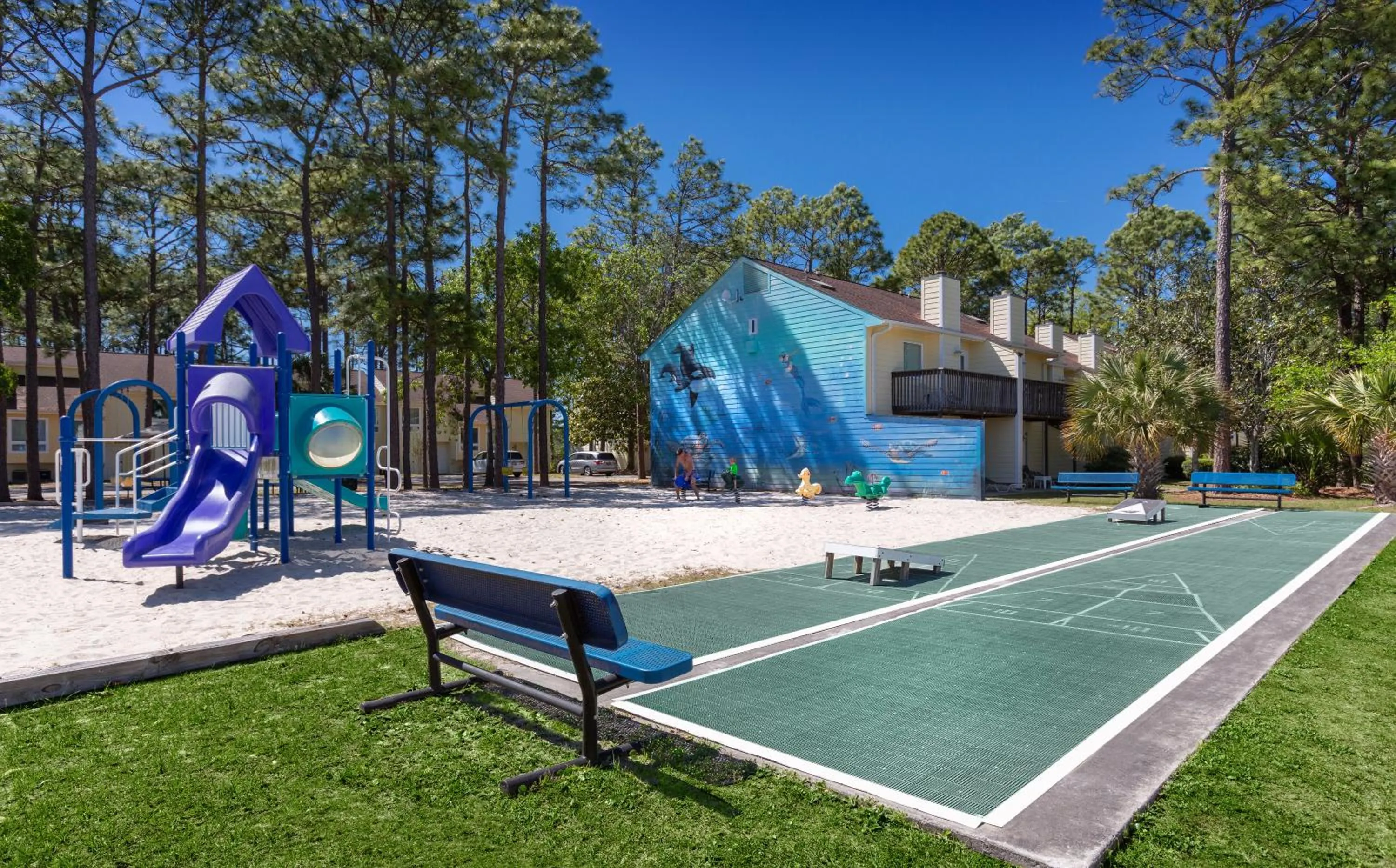Children play ground in The Links