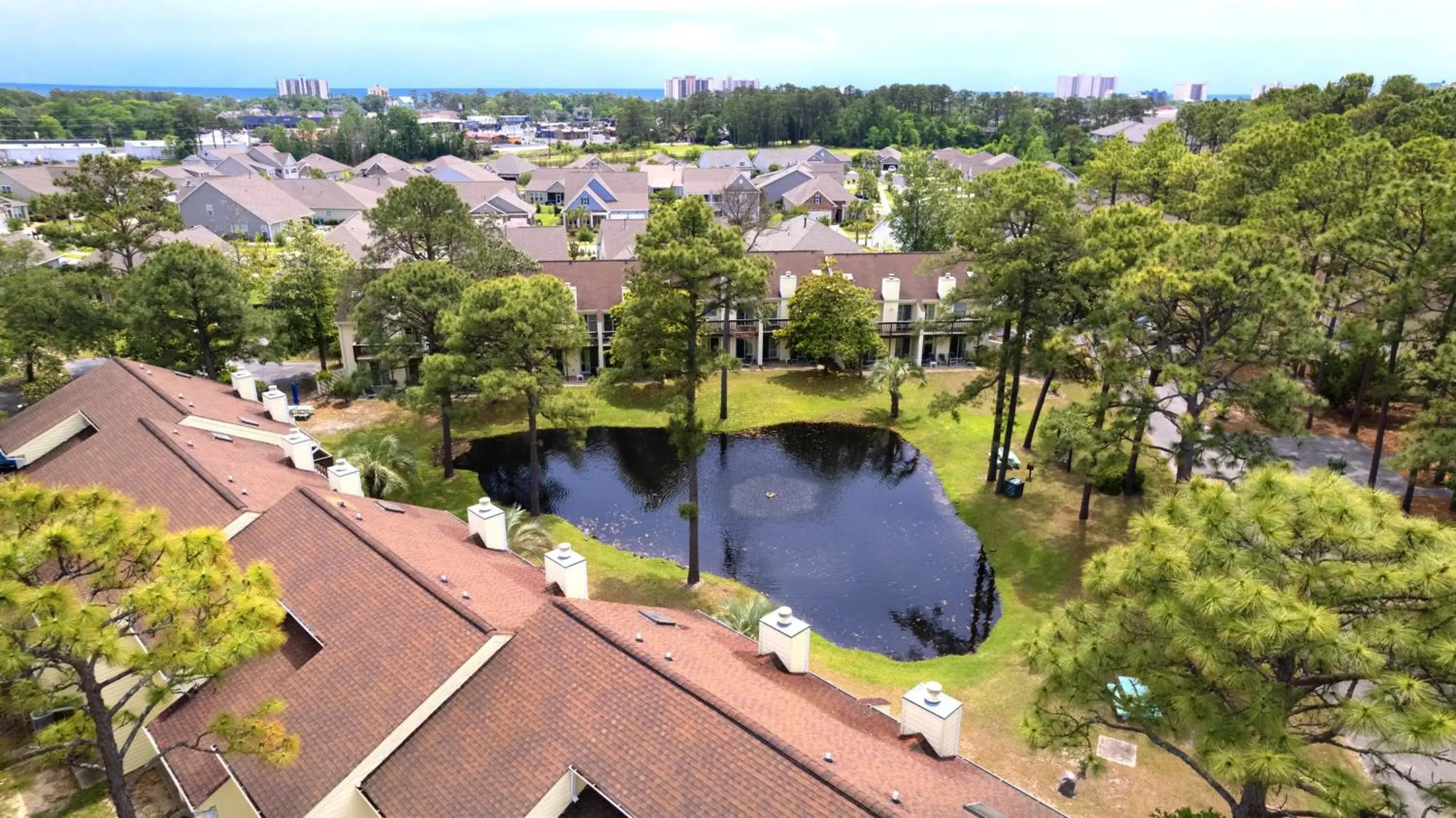 Bird's eye view in The Links Bird's eye view in The Links