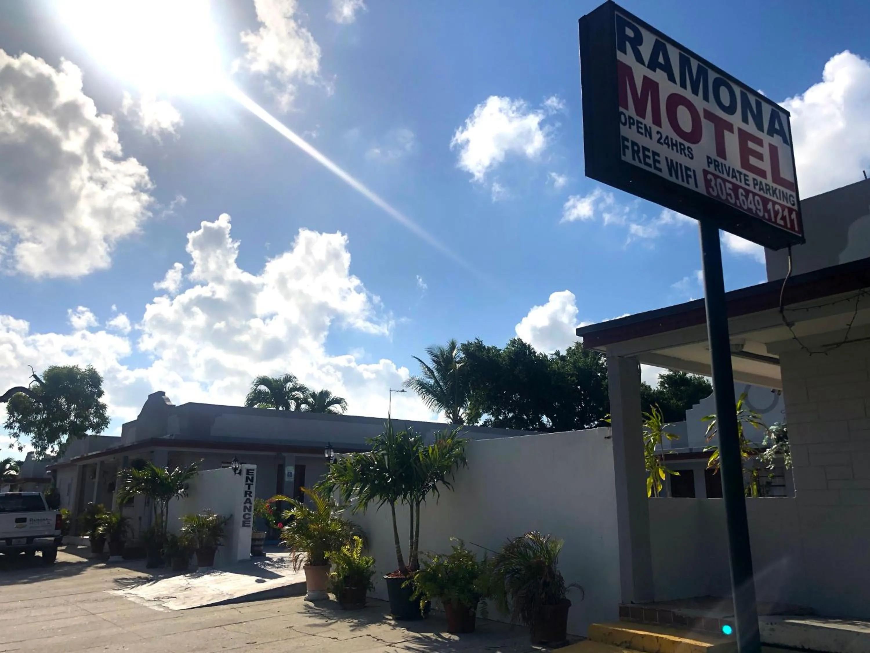 Property logo or sign in Ramona Motel