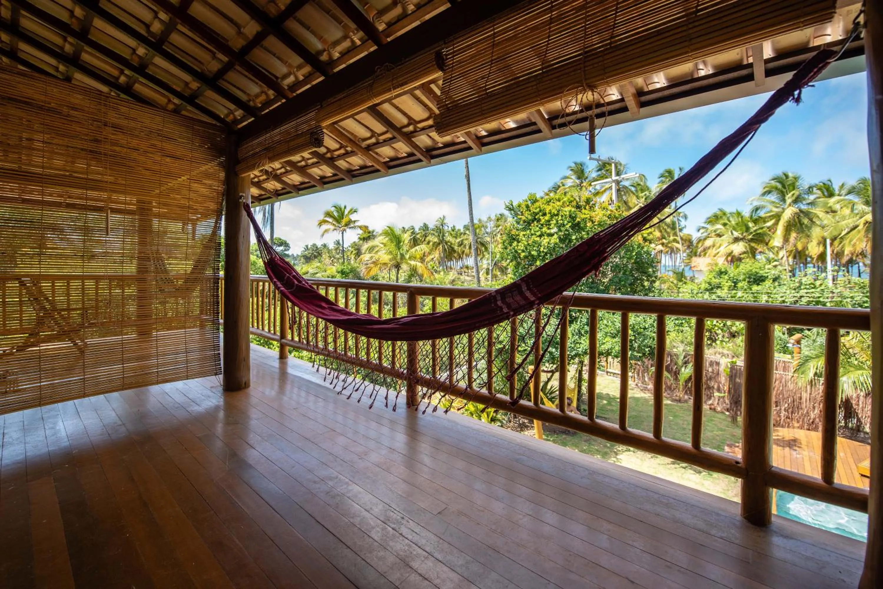 Garden view in Sup House Barra Grande