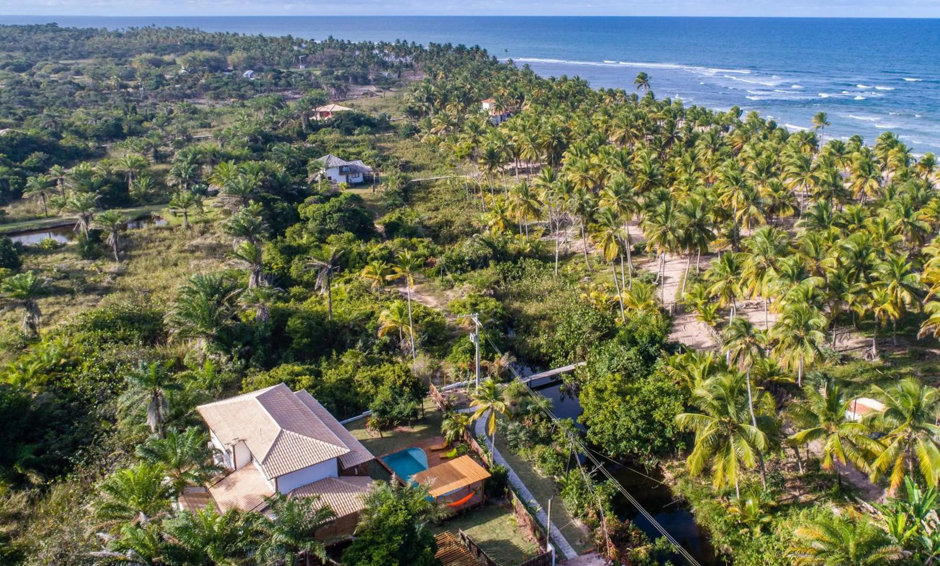Bird's eye view in Sup House Barra Grande