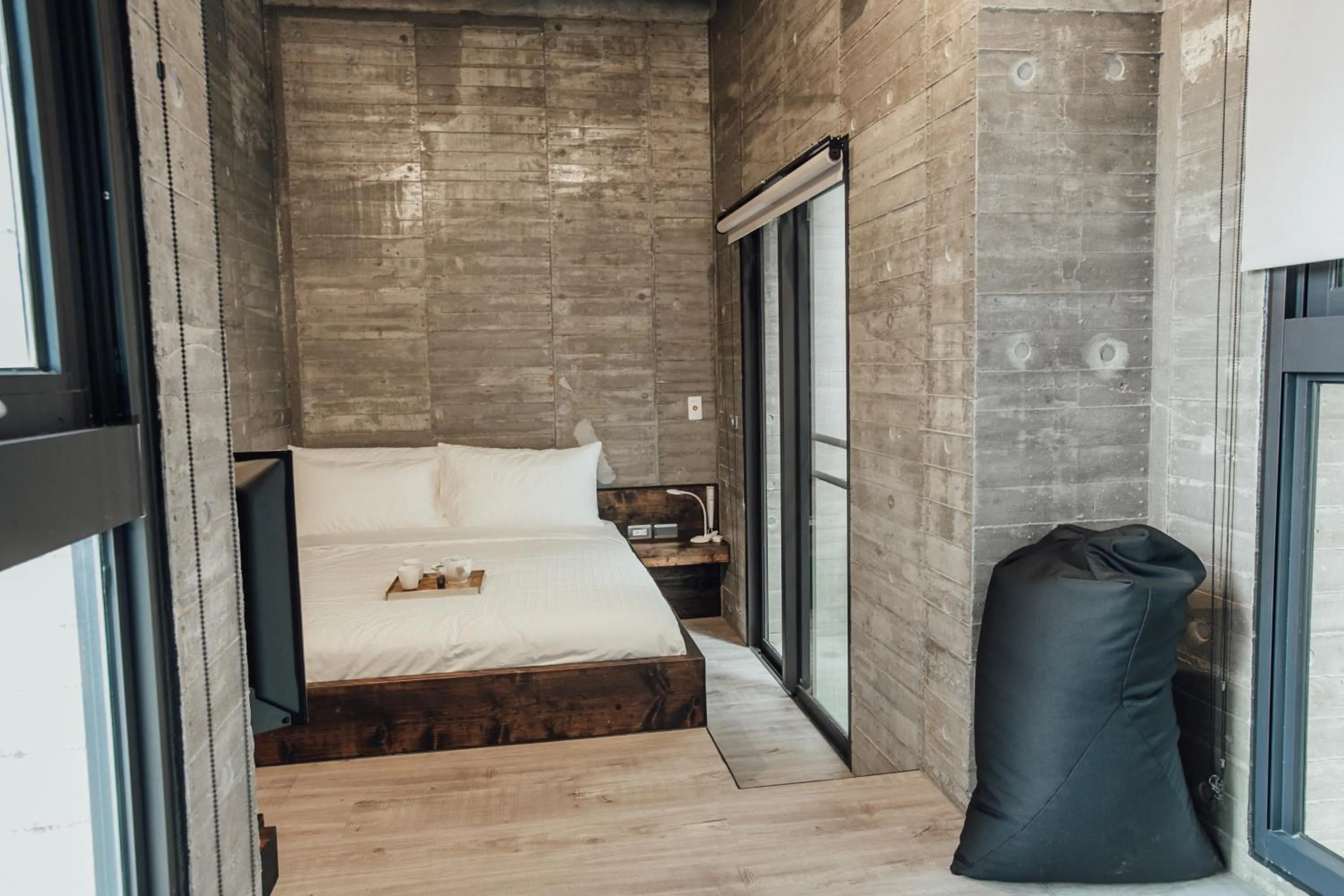 Bed in Enishi Resort Villa