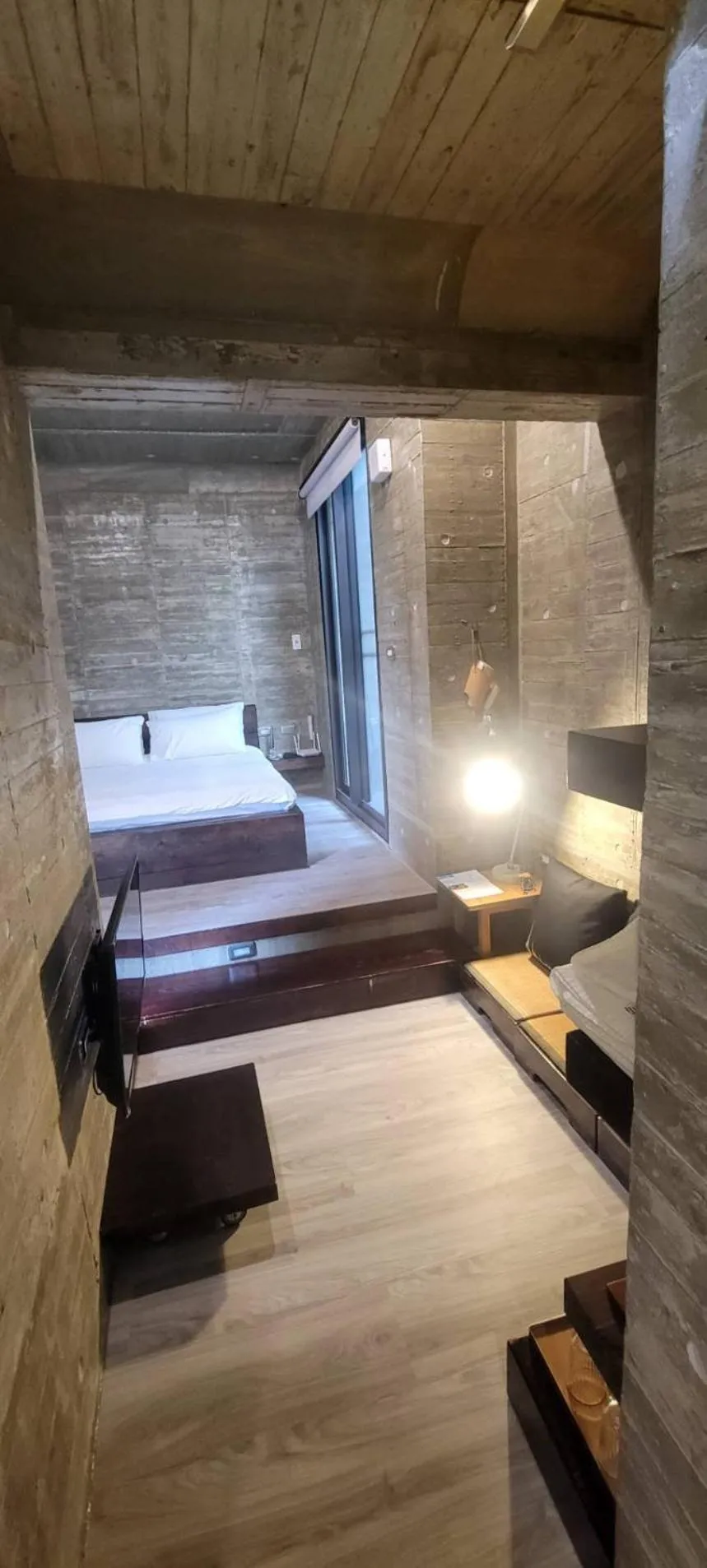 Bed in Enishi Resort Villa