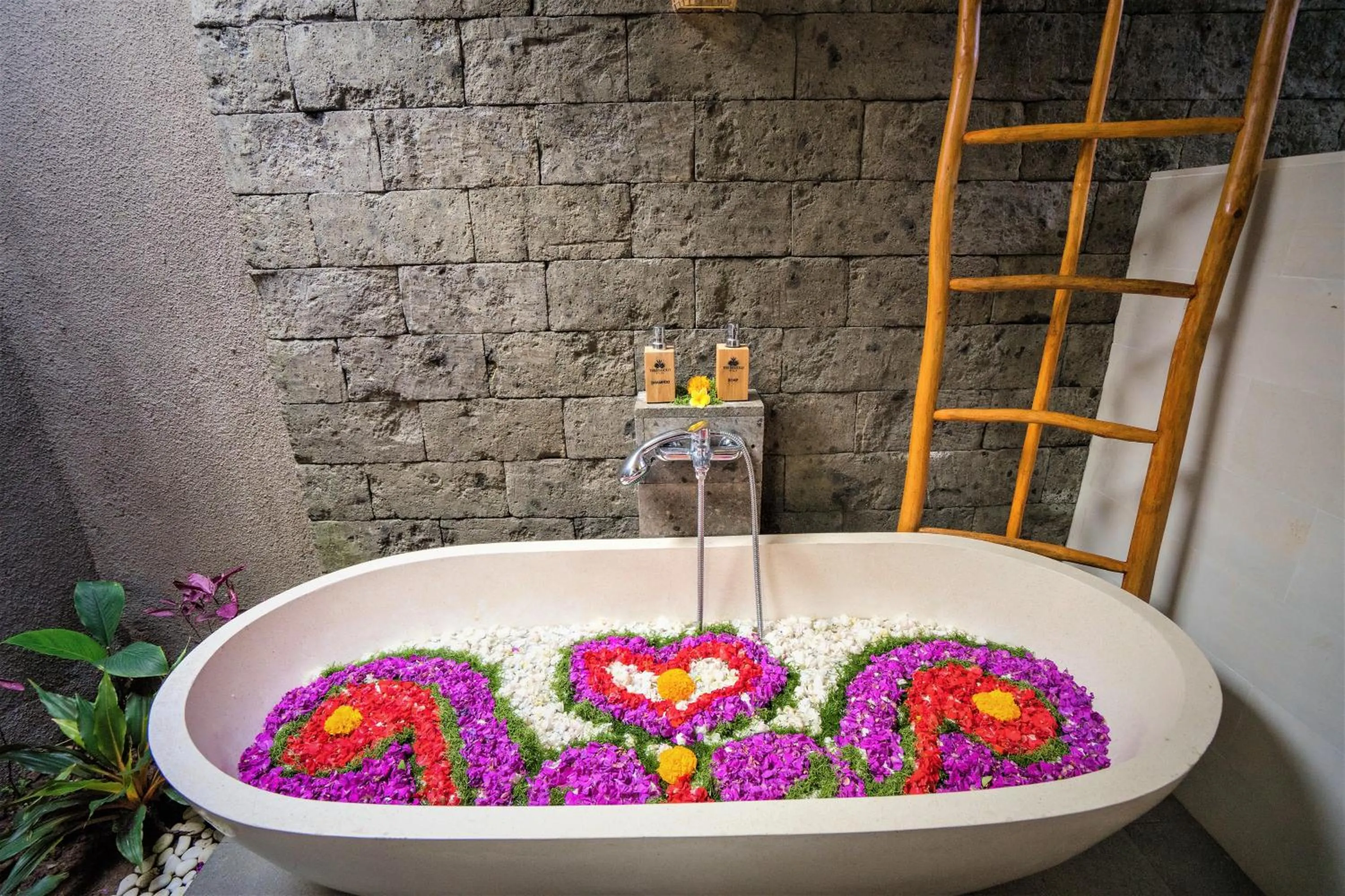 Bathroom in Three Gold Luxury Private Villas