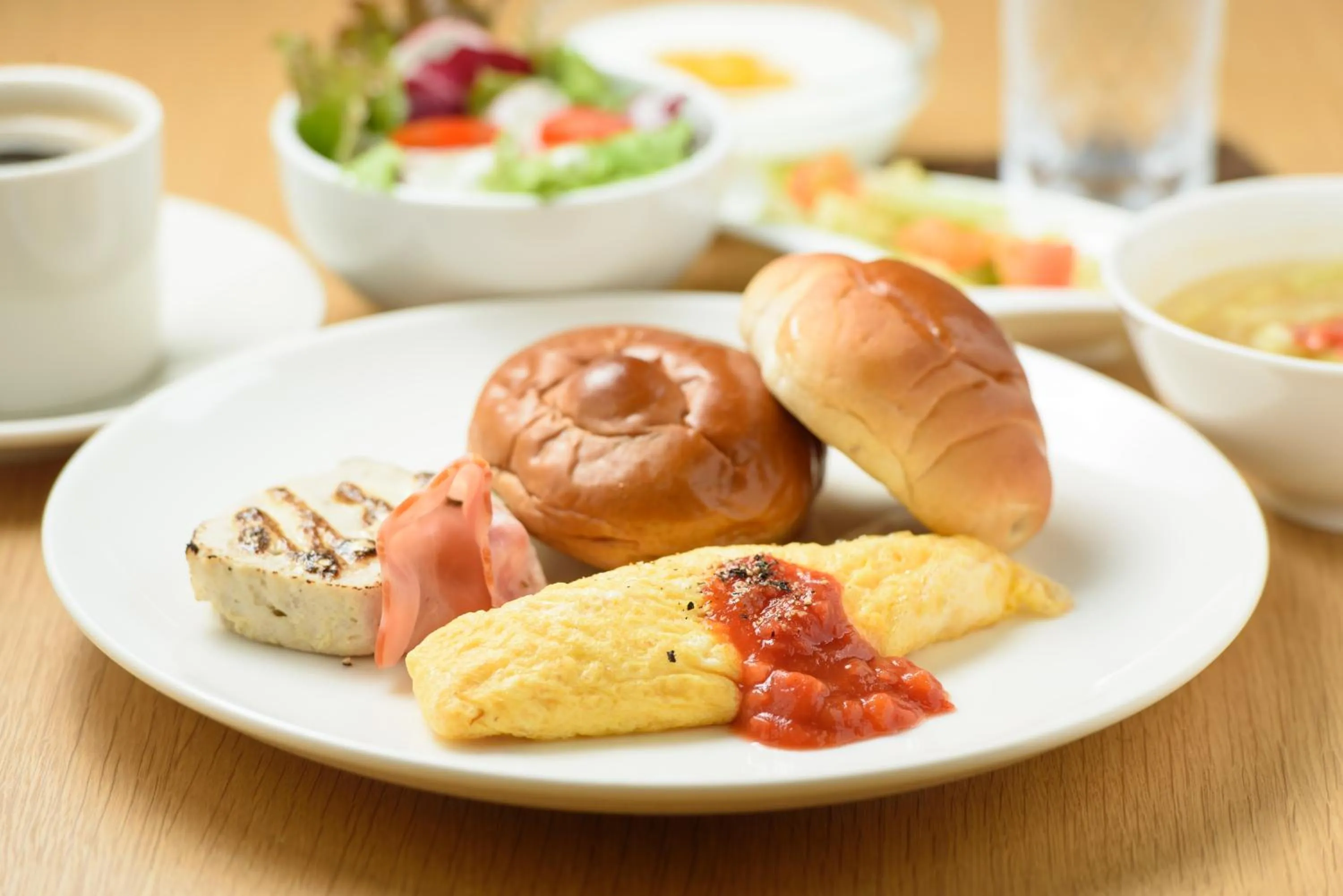 Food close-up in Ikoisanso
