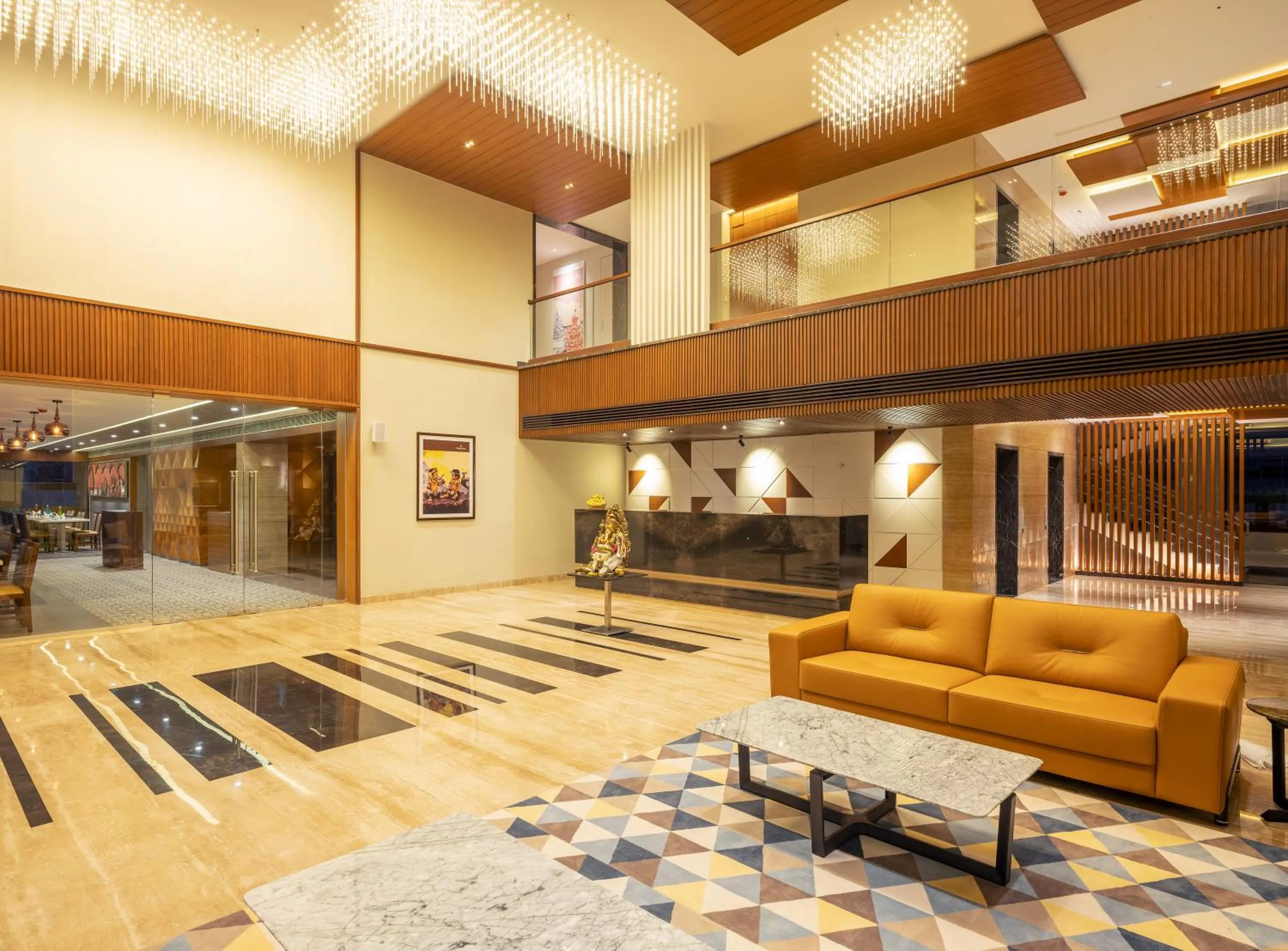 Lobby or reception in Hotel Divine Fort