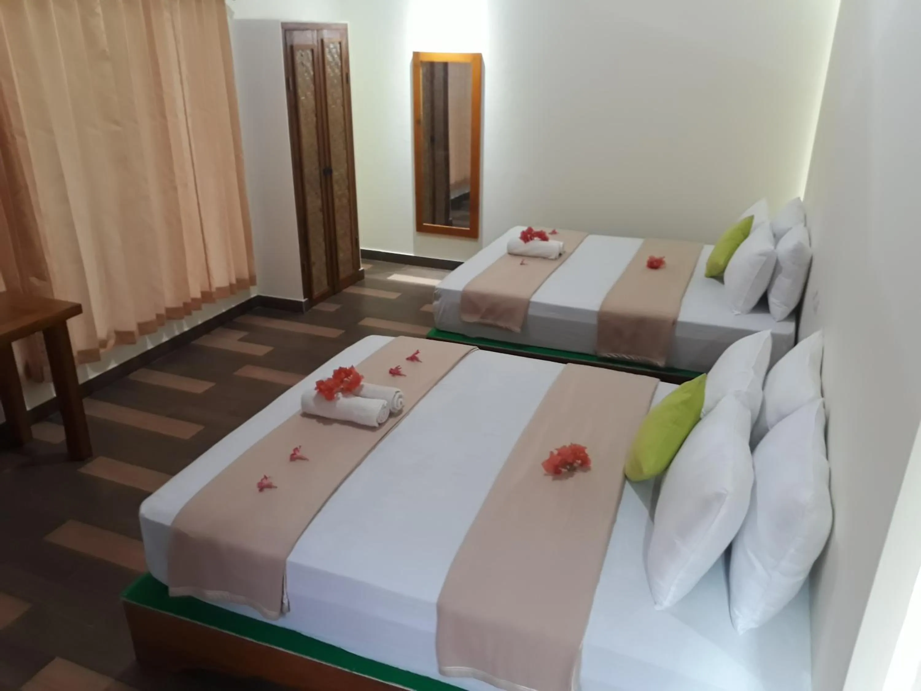 Bed in Balenta Bungalow Gili Trawangan