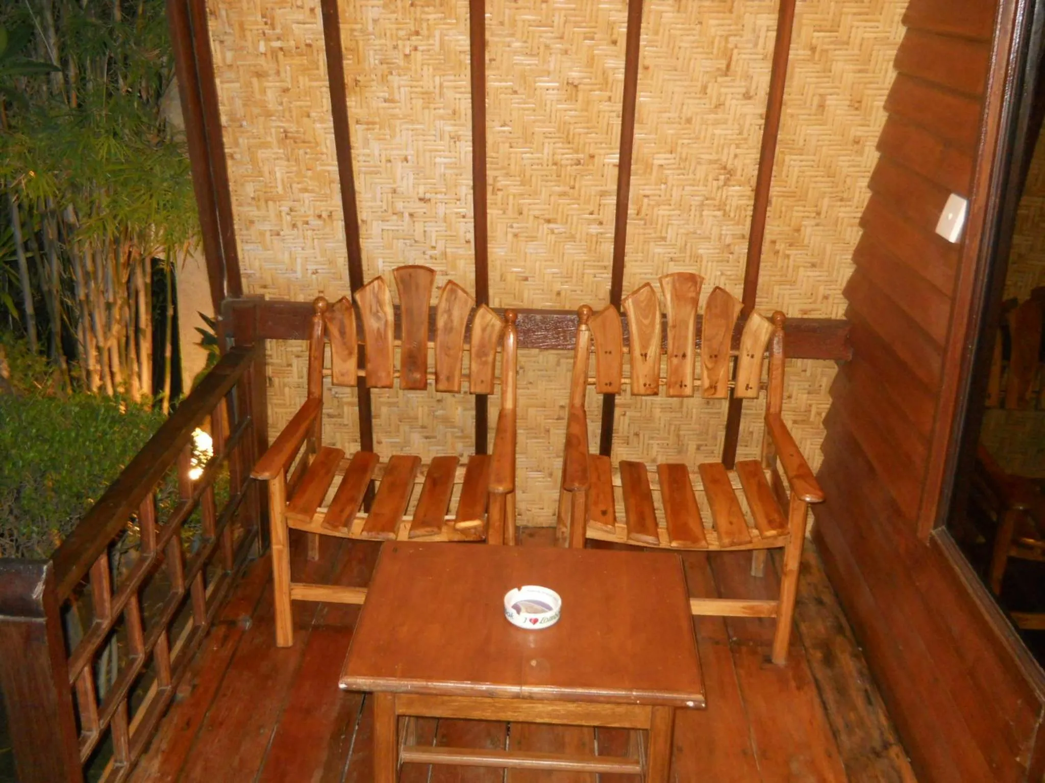 Balcony/Terrace in Balenta Bungalow Gili Trawangan