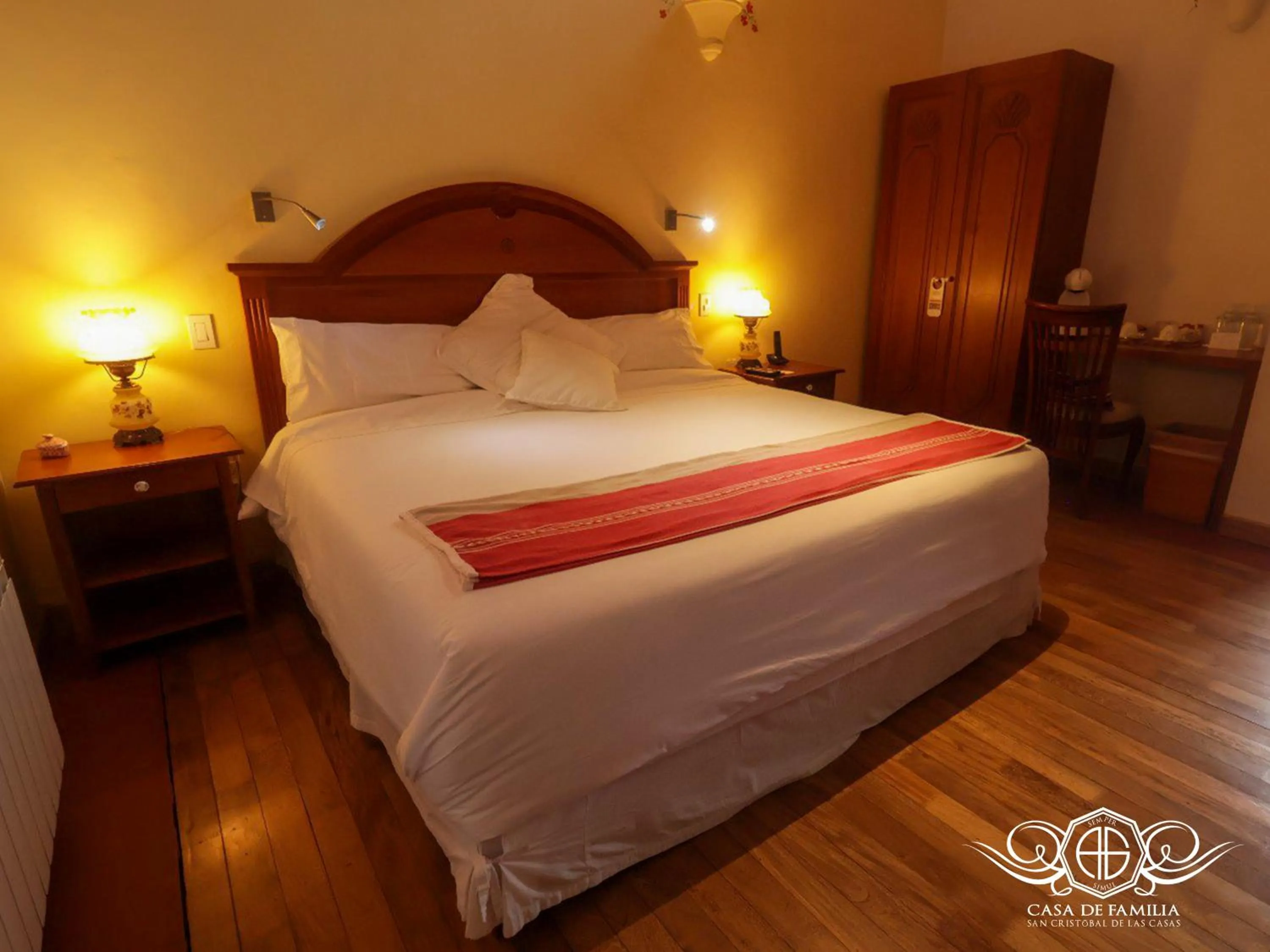 Bed in Hotel Casa de Familia de San Cristobal