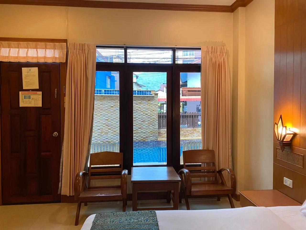 Bedroom, Bed in Baan Sudarat Hotel