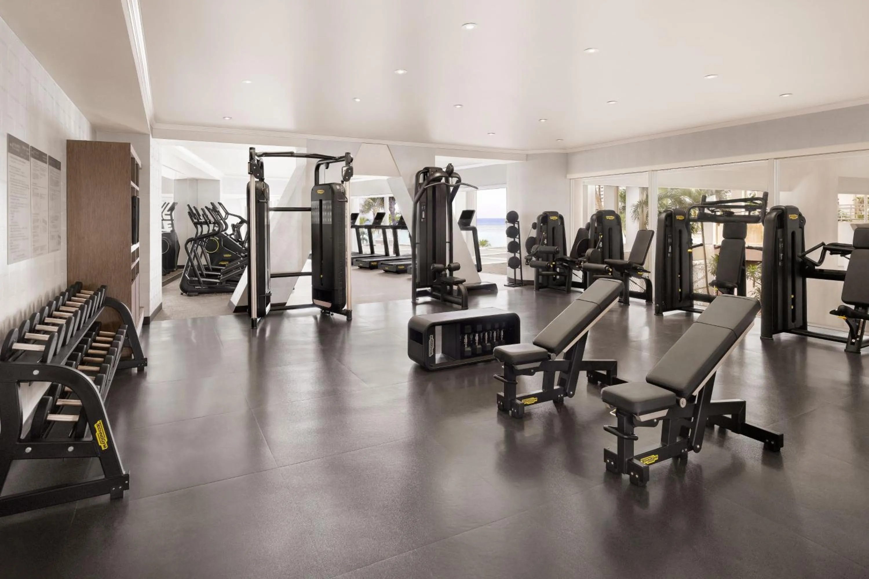 Fitness centre/facilities in The Westin Resort Guam