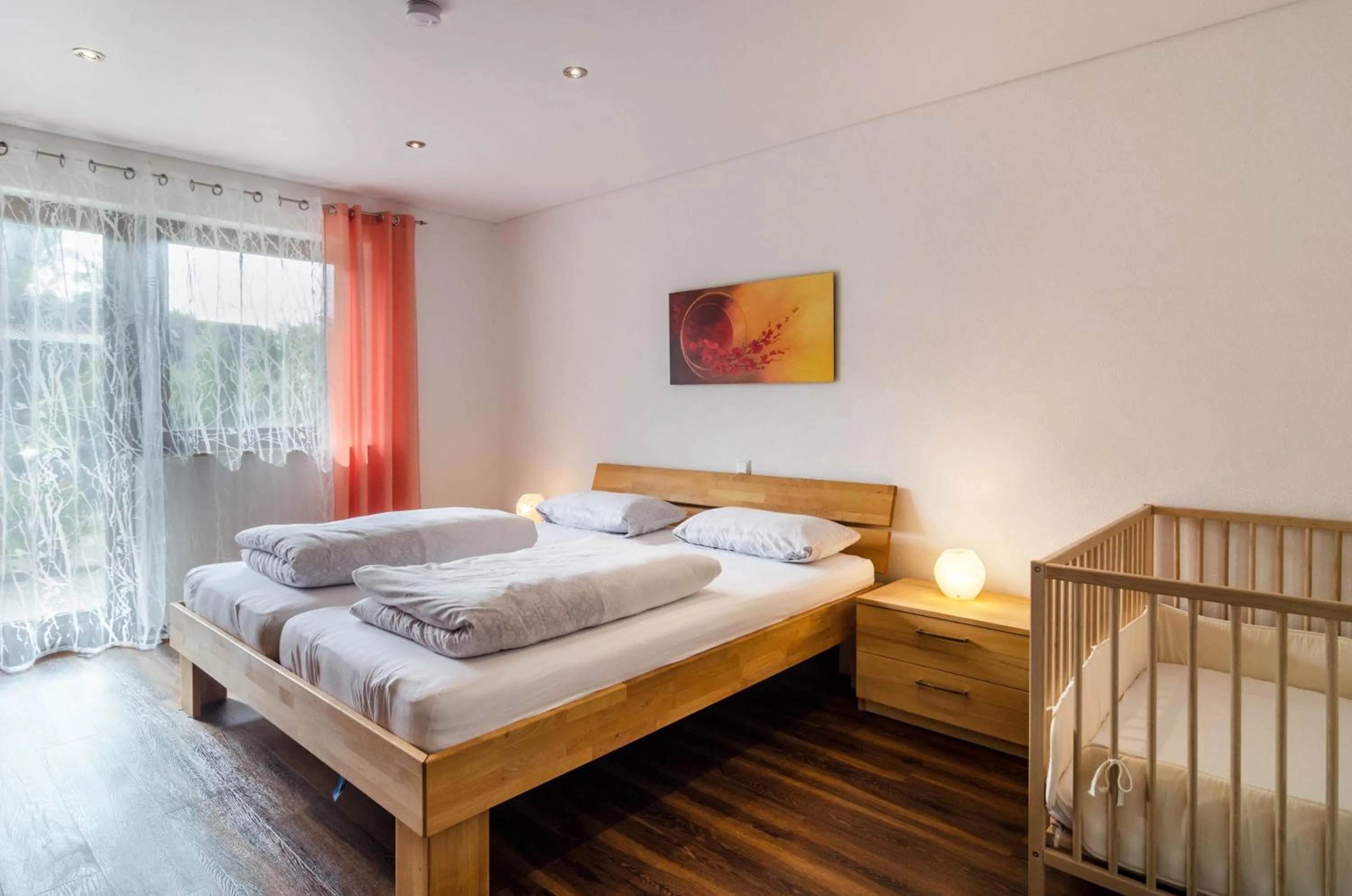 Living room, Bed in Jeglehof