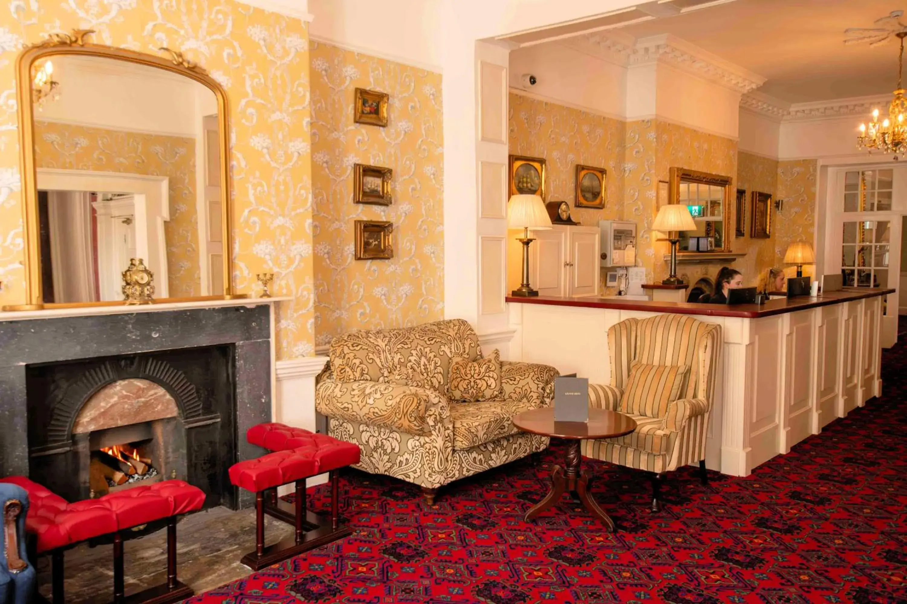 Lobby or reception in Castle Hotel Lobby or reception in Castle Hotel