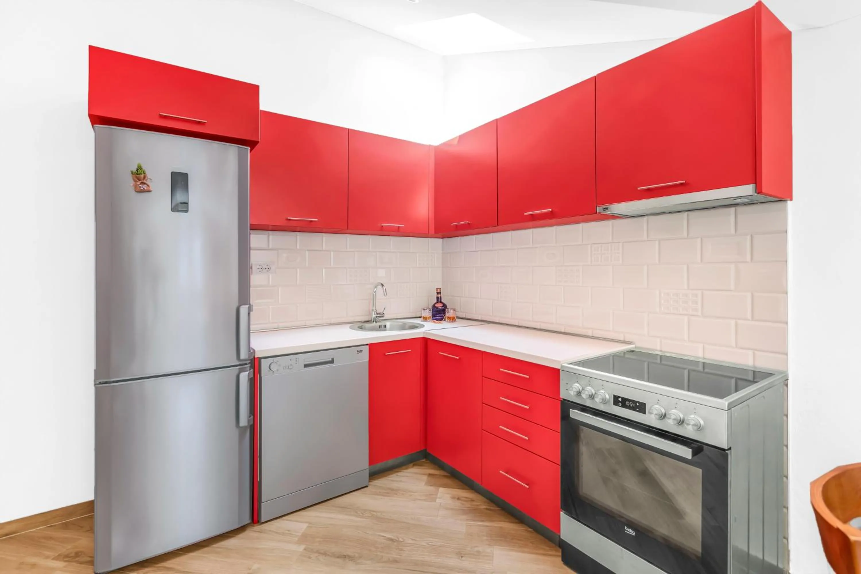 kitchen in Apartments Dončić