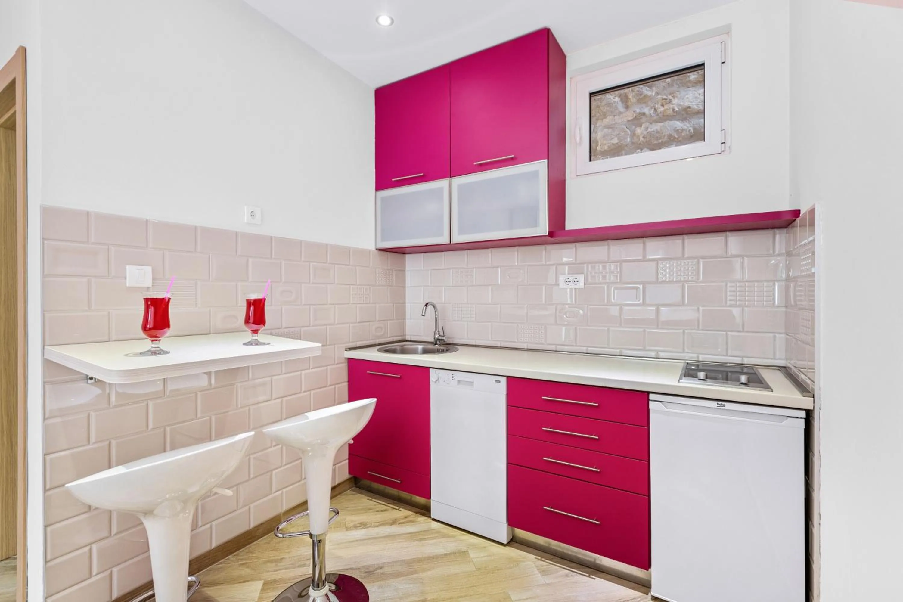 Kitchen or kitchenette in Apartments Dončić