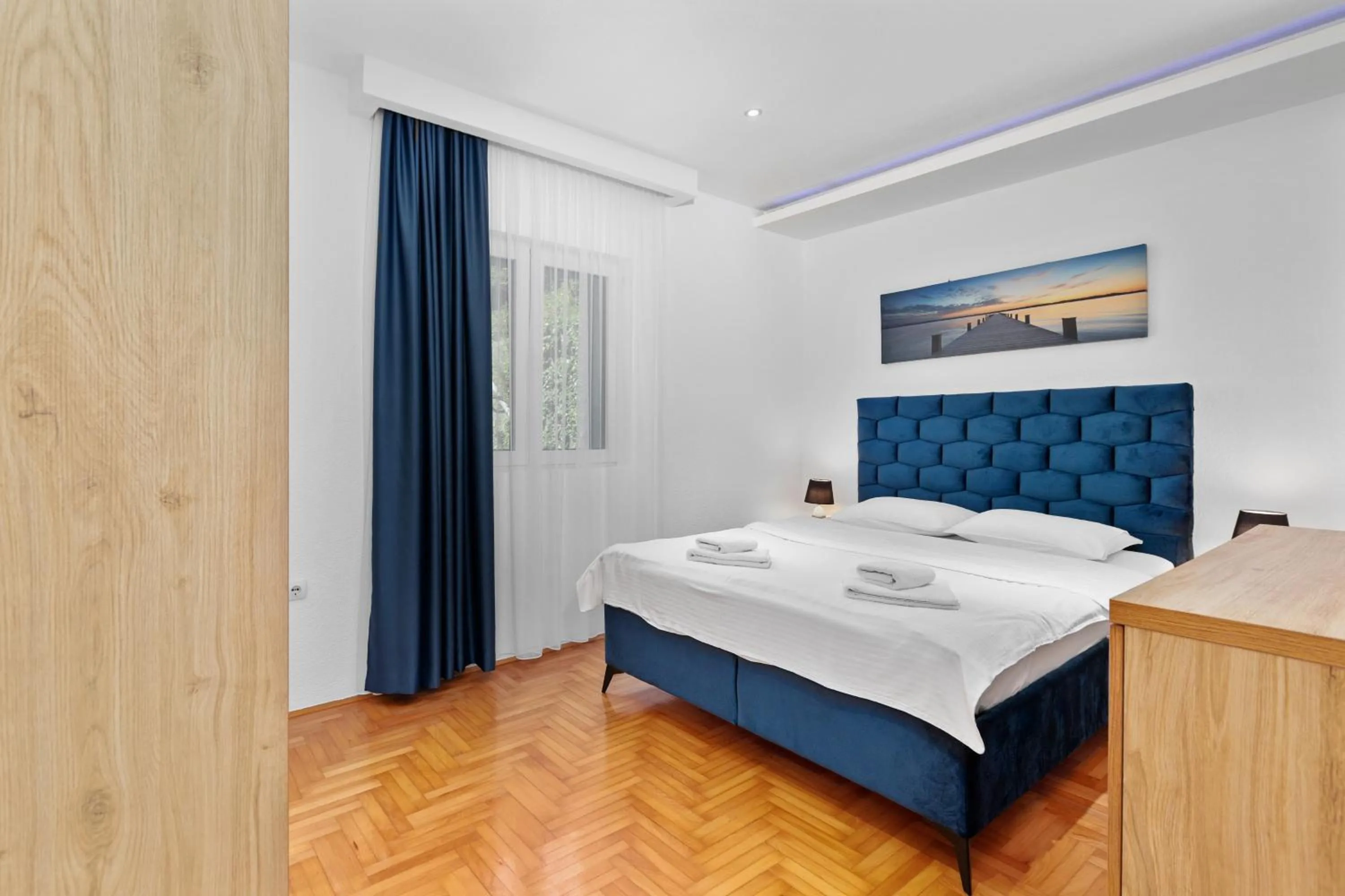Bedroom, Bed in Apartments Dončić