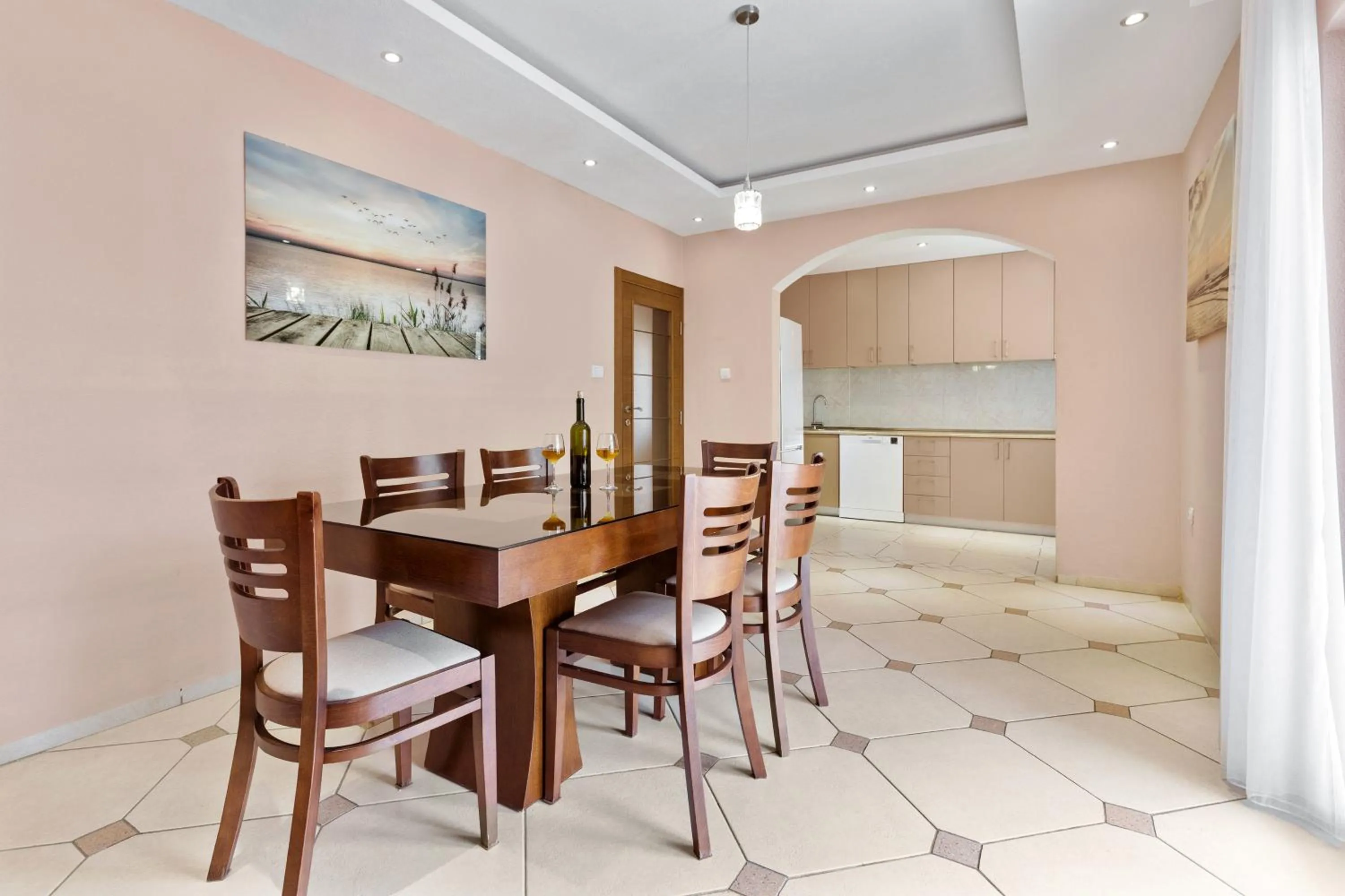 kitchen in Apartments Dončić