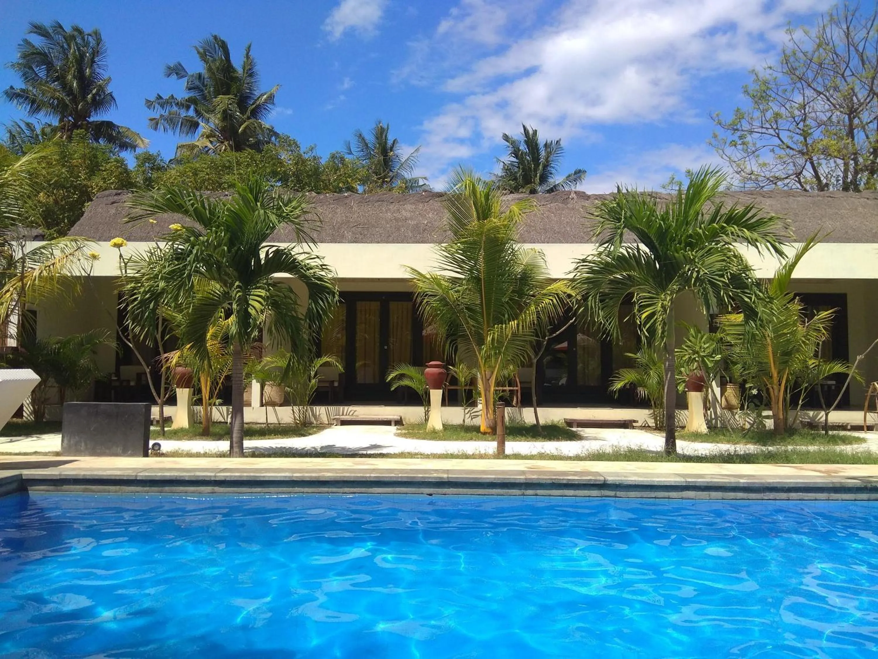 Pool view in Kaluku Gili Resort