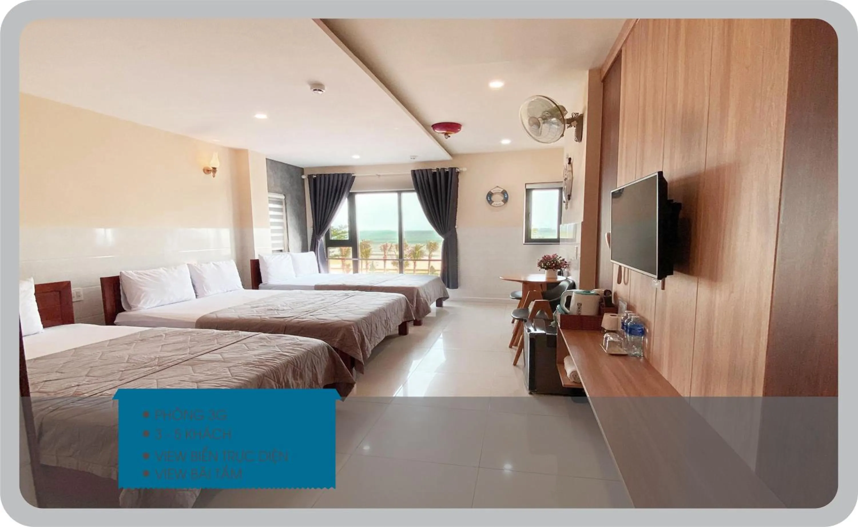 Bed in Thiên Hải 2 Hotel