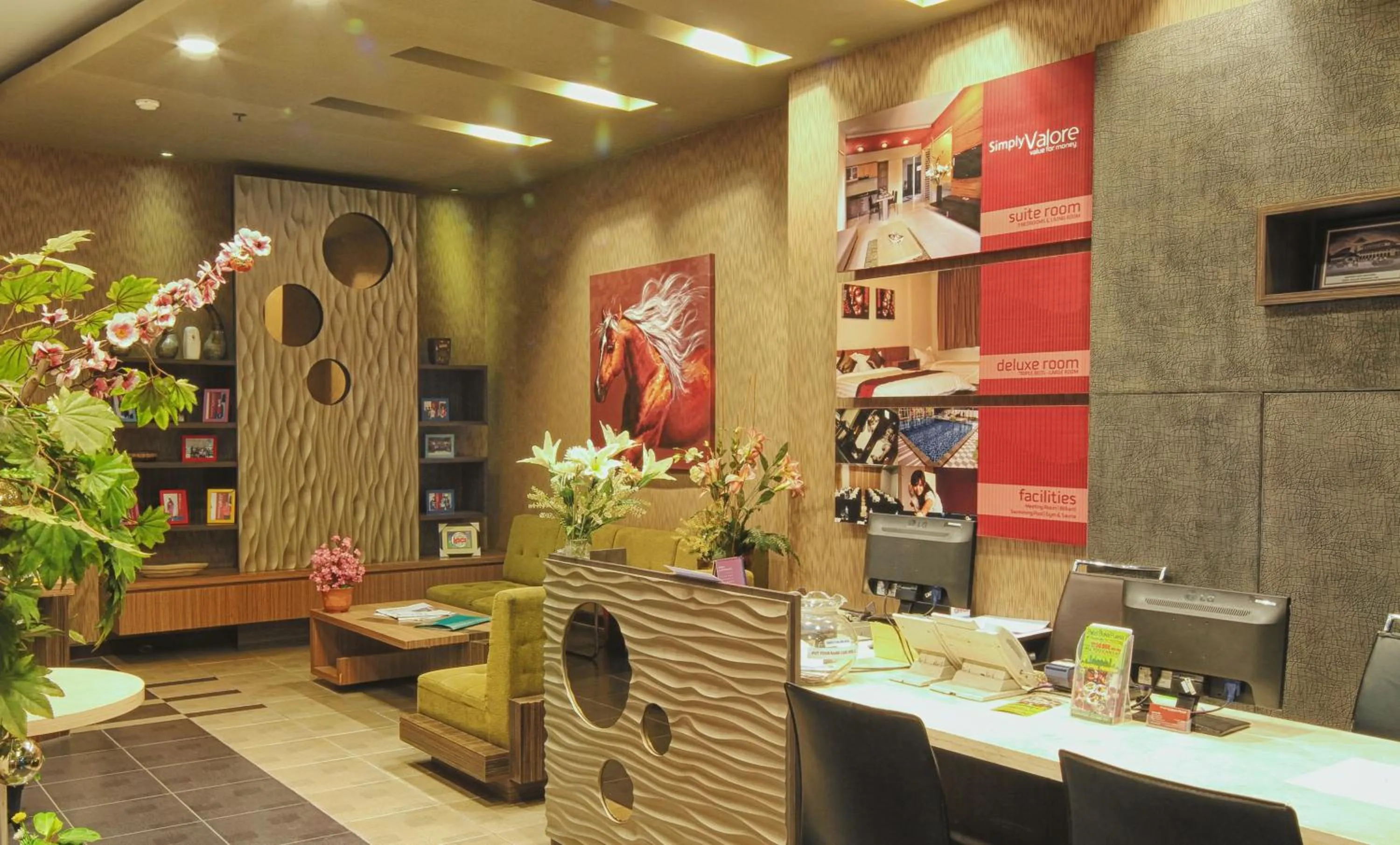 Area and facilities in Valore Hotel