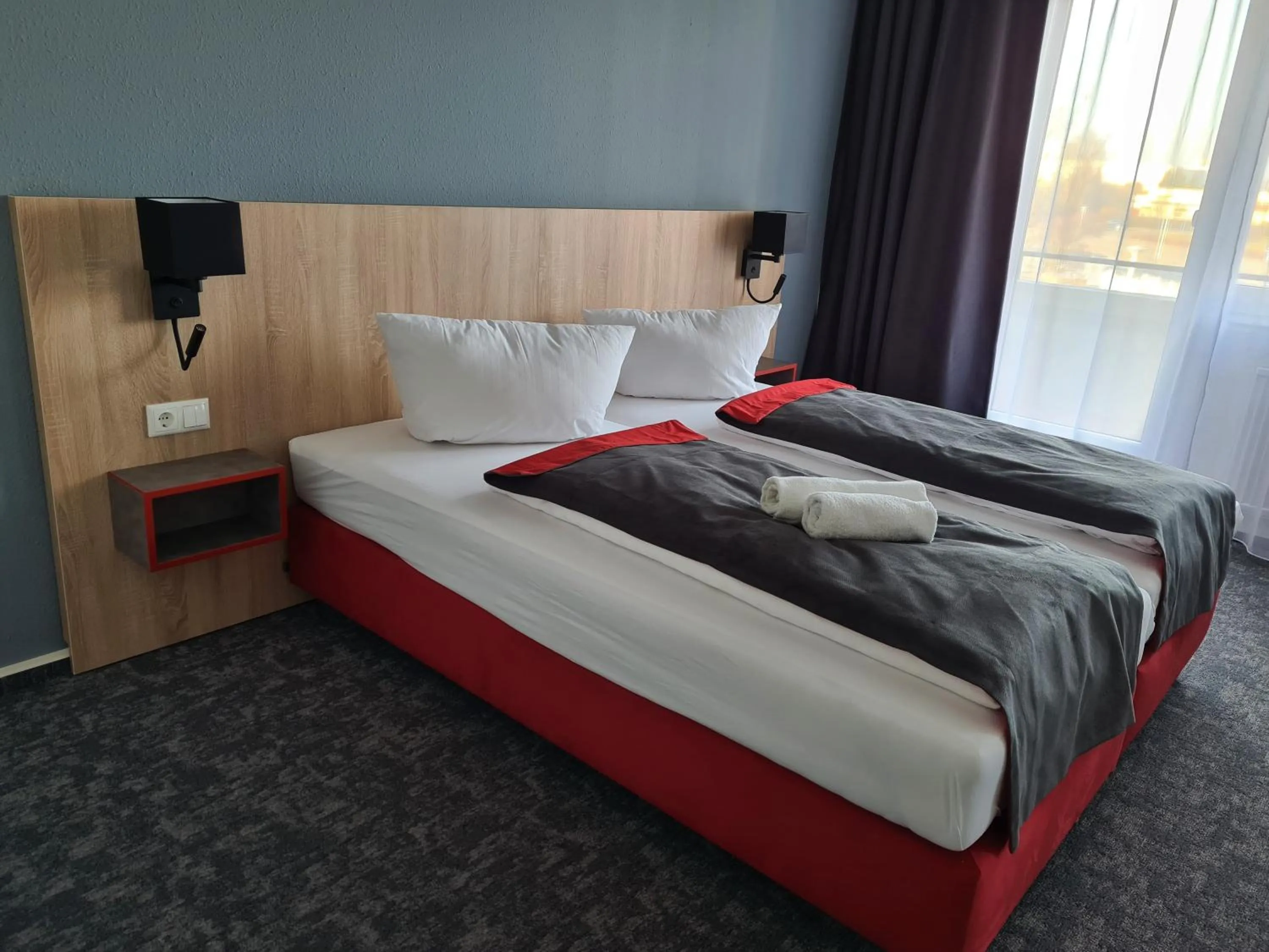 Bed in Hanse-Hotel Stendal