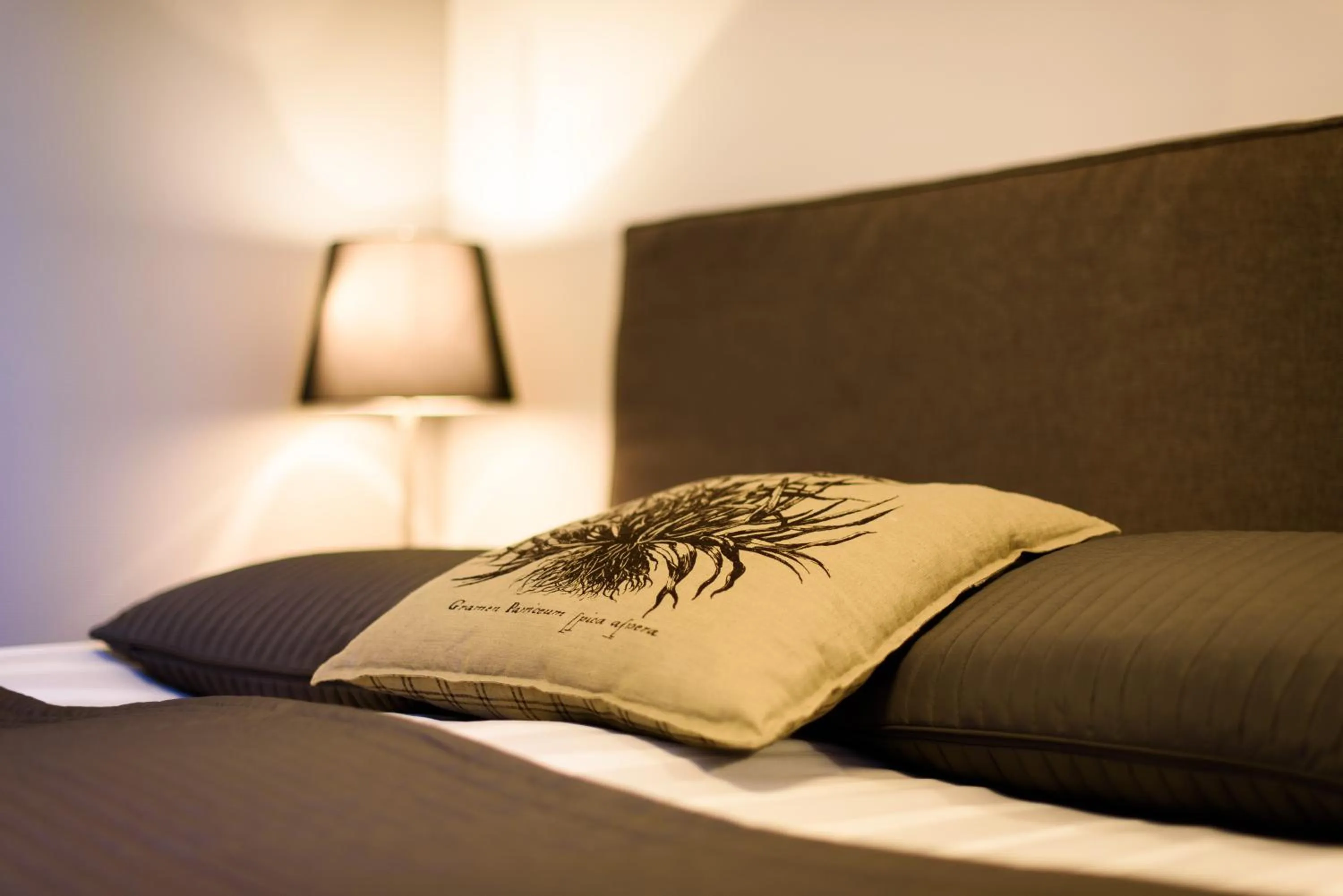 Decorative detail, Bed in Hornavan Hotell