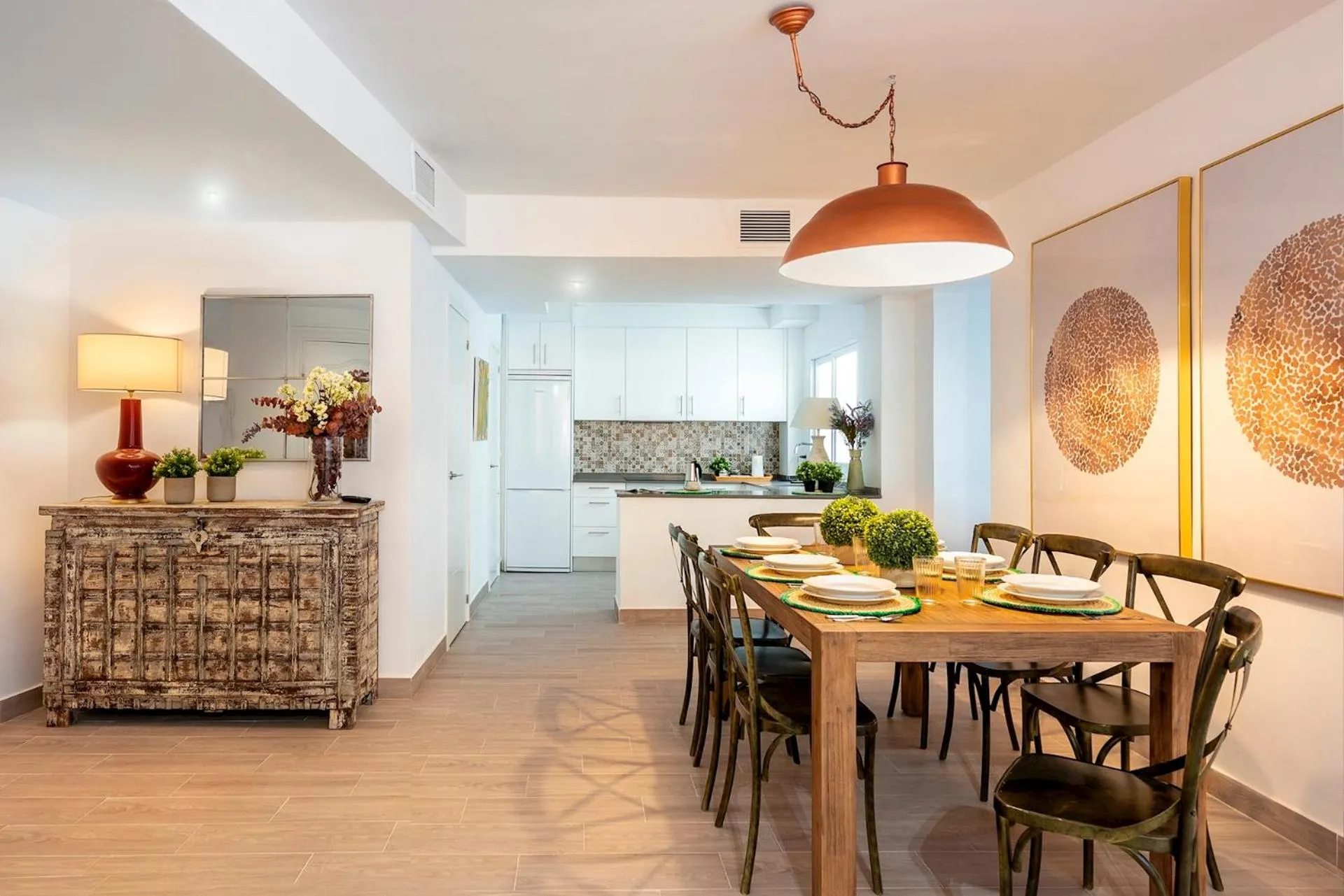 Kitchen or kitchenette in Genteel Home Plaza de las Flores
