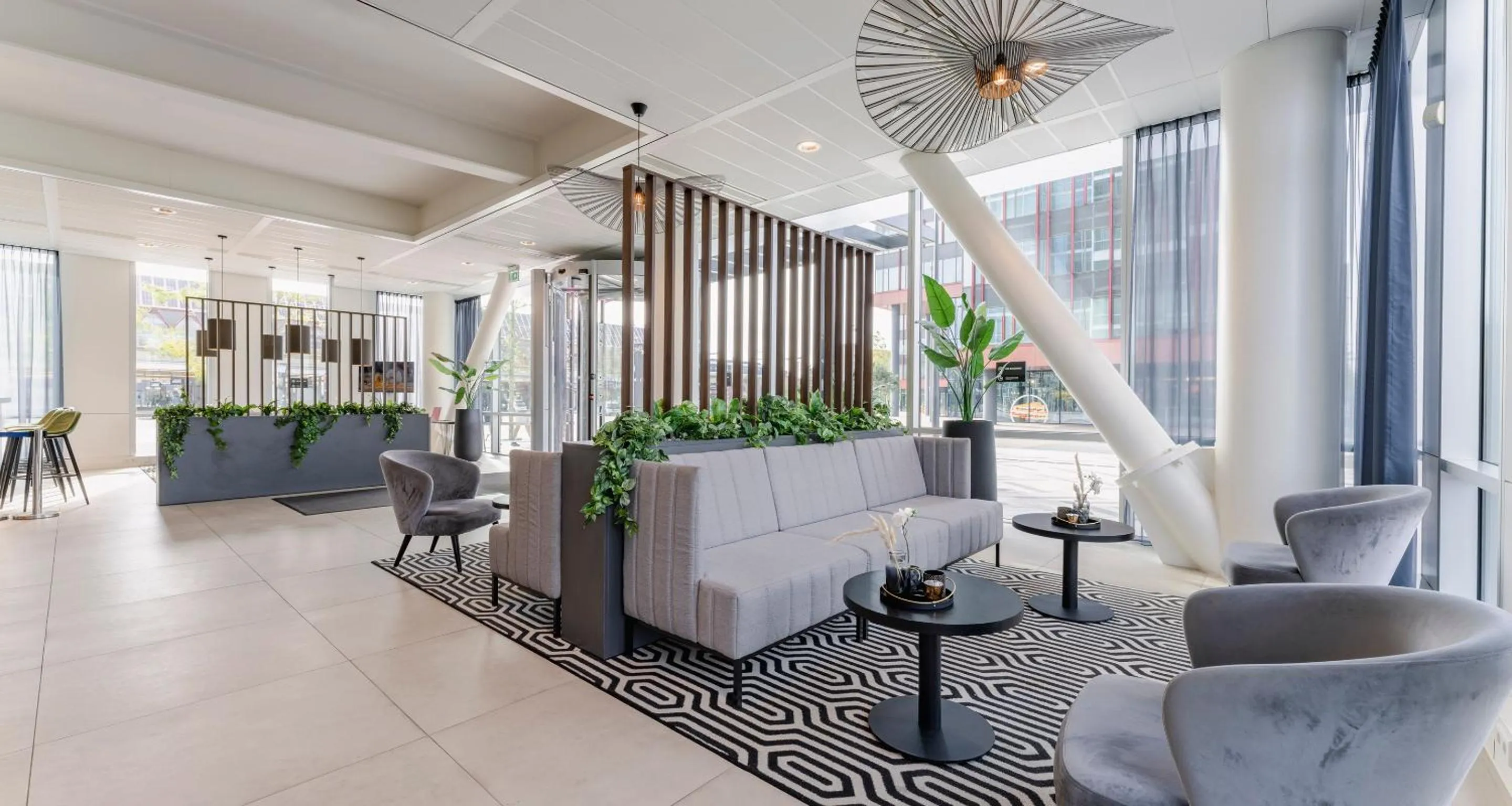 Lobby or reception in PLAZA Premium Almere