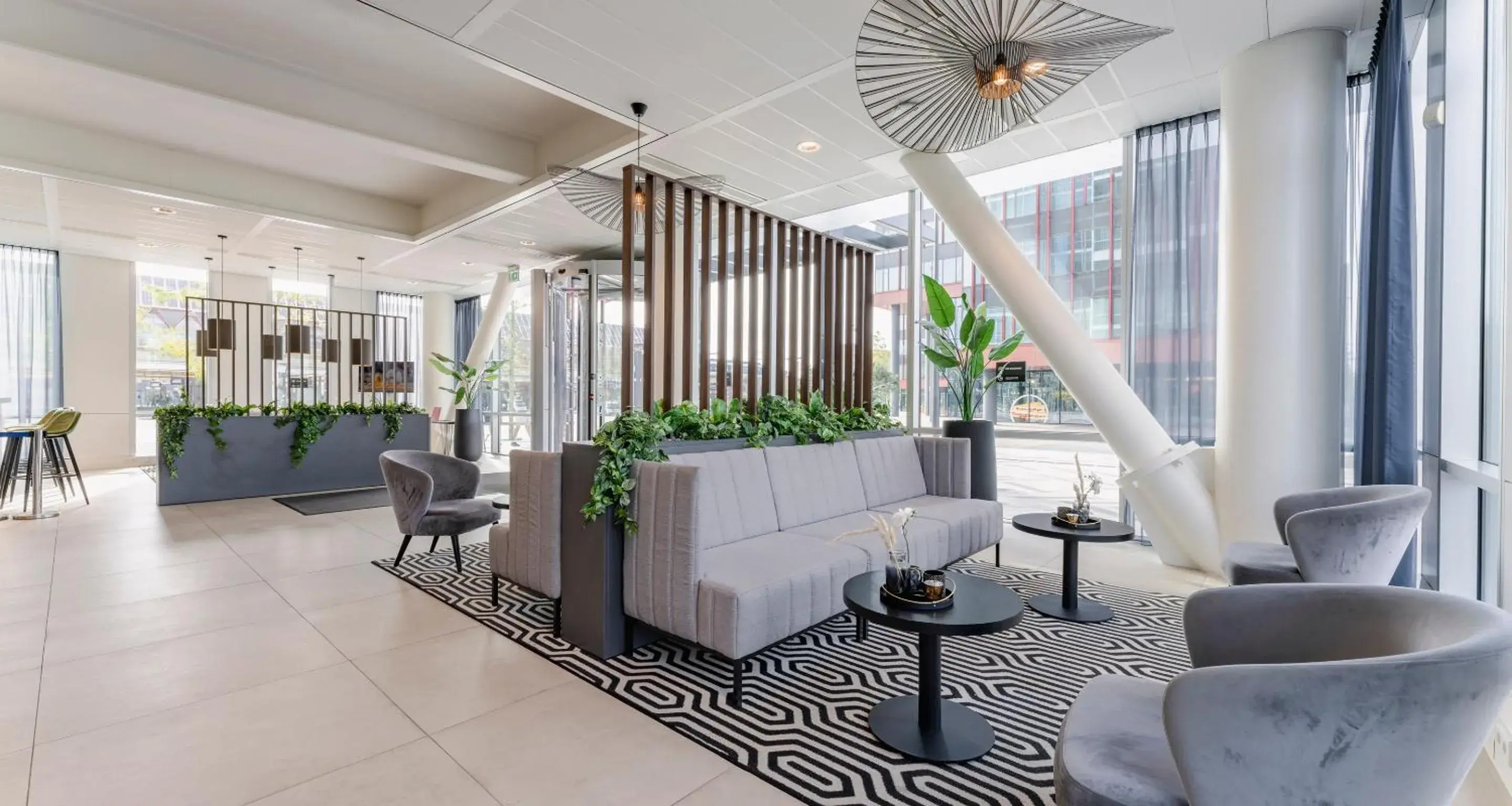 Lobby or reception in PLAZA Premium Almere Lobby or reception in PLAZA Premium Almere