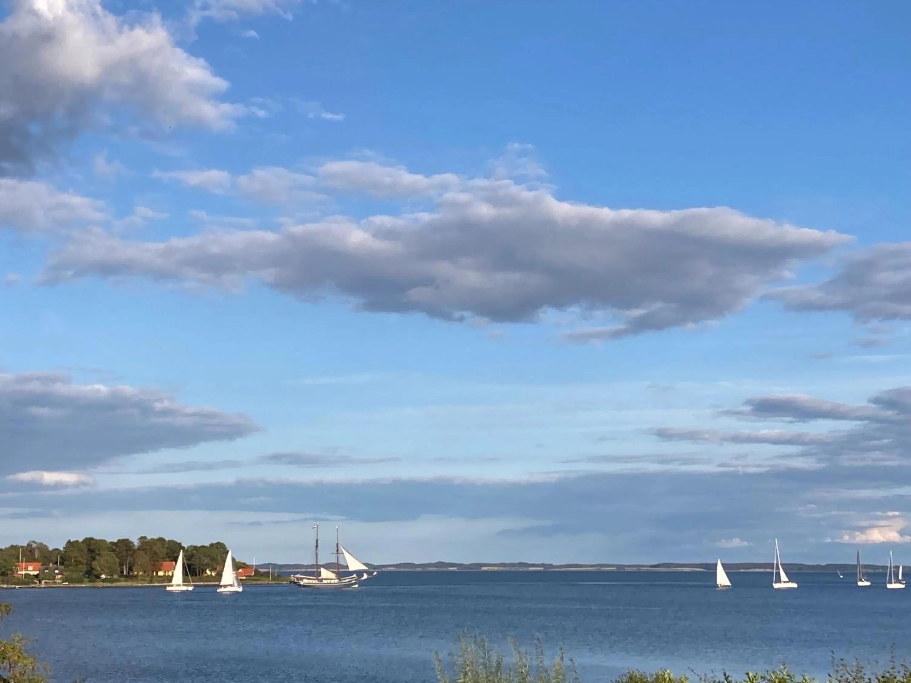 Sea view in Troense Bed and Breakfast by the sea