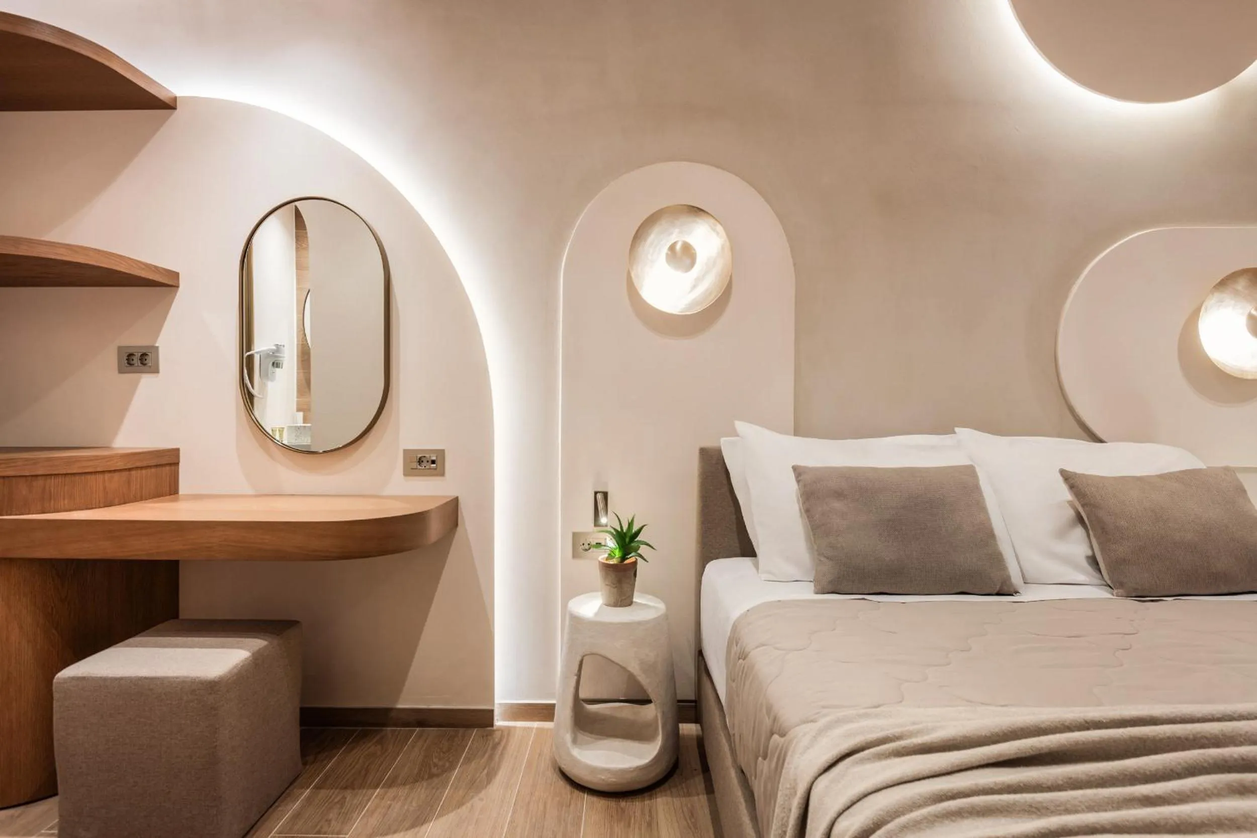 Bed in Tzante Hotel Zakynthos, Adults Only